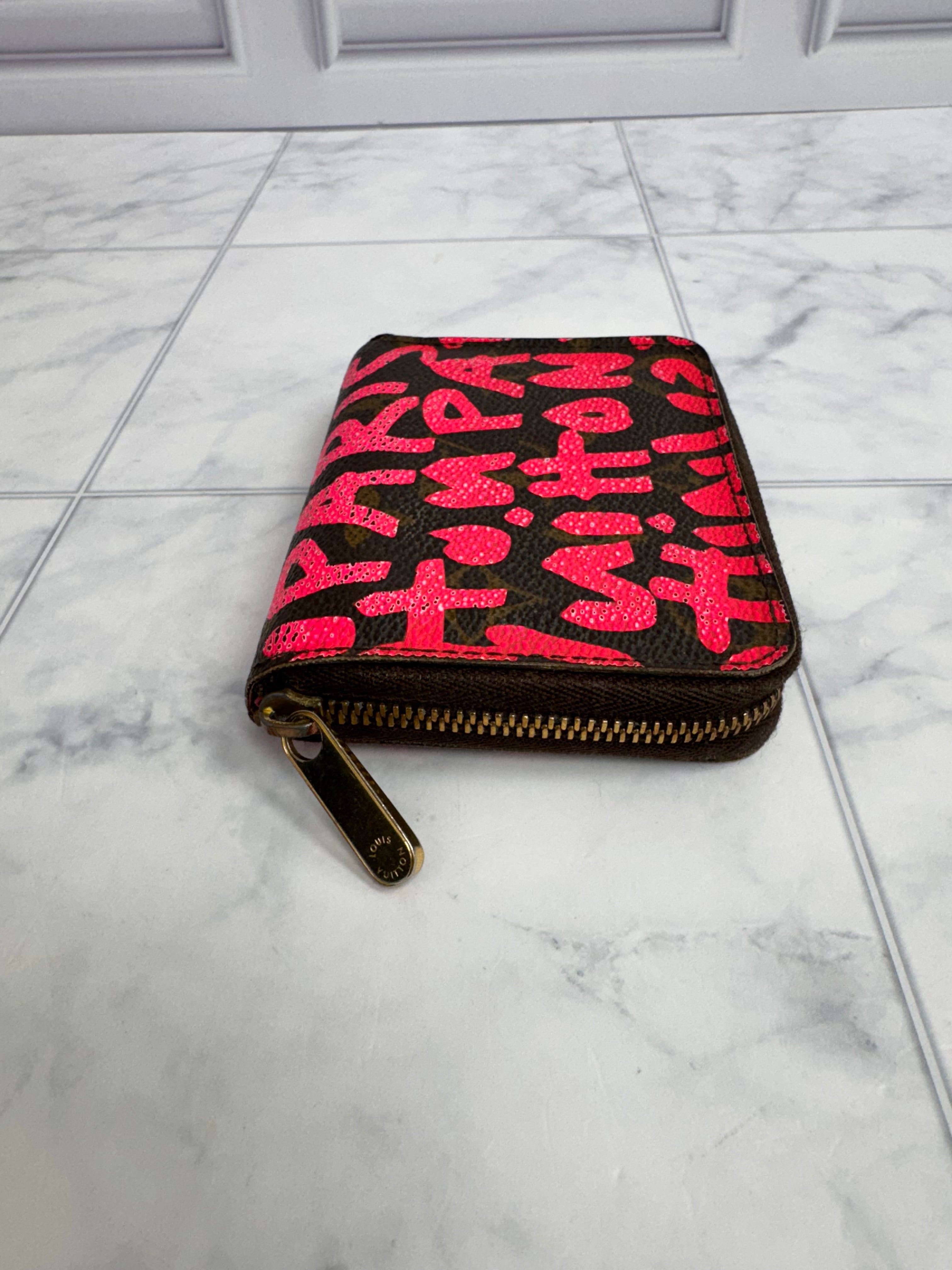 Louis Vuitton Monogram Graffiti Compact Zippy Wallet