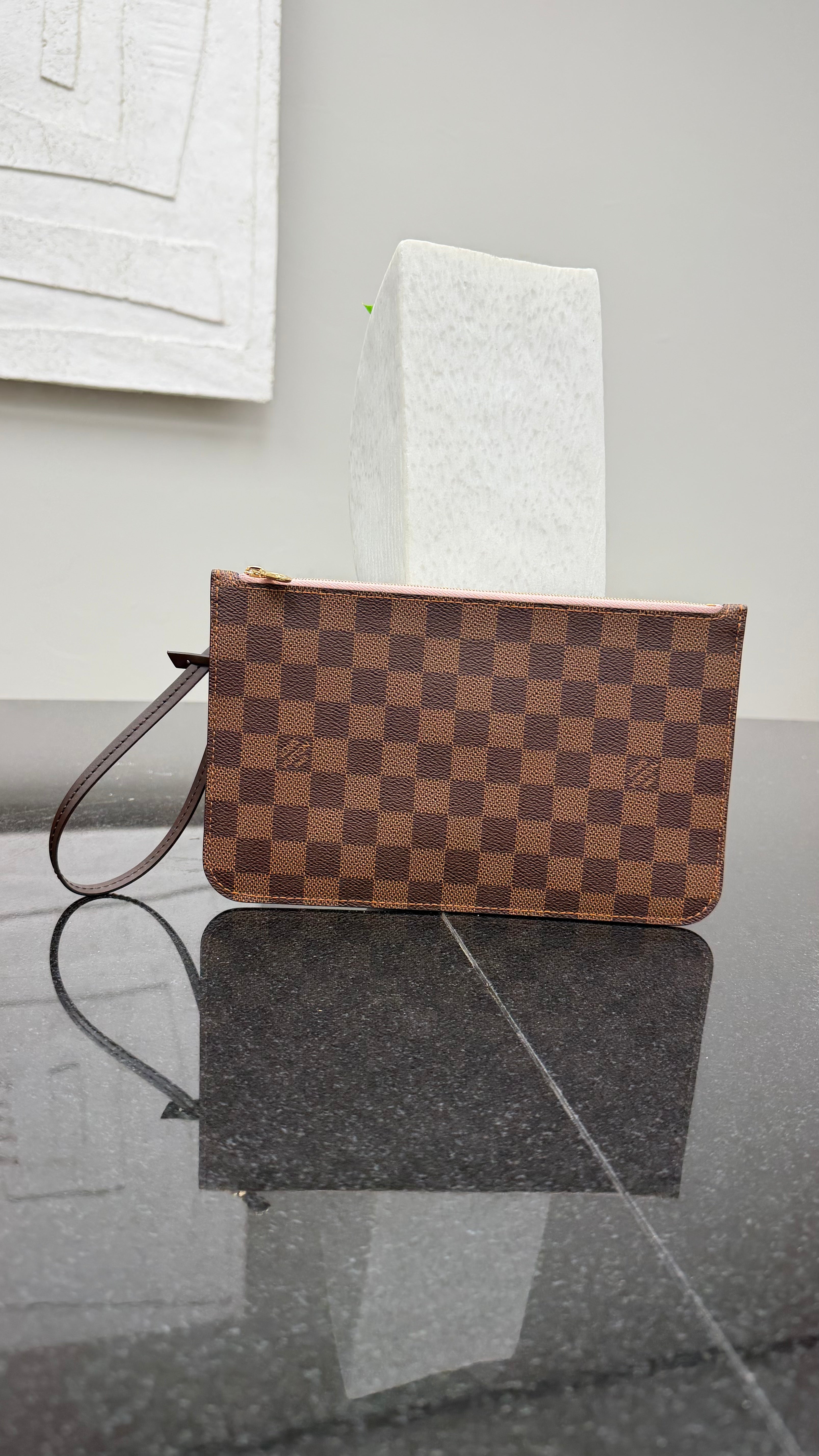 Louis Vuitton Damier Ebene Ballerine Neverfull MM Pouch