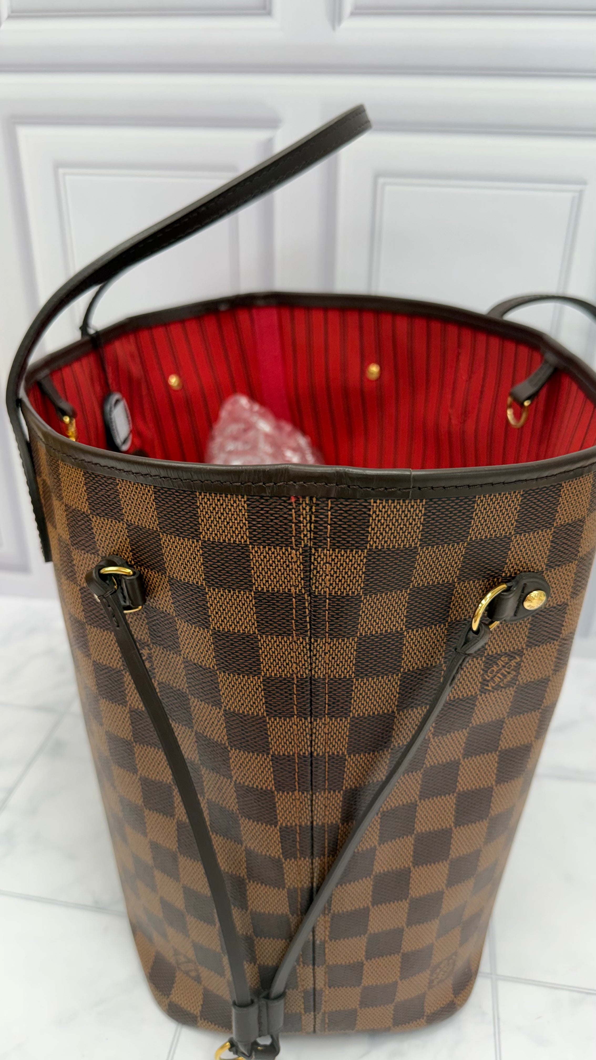 *DONS DROP* Louis Vuitton Damier Ebene Neverfull MM Tote Bag