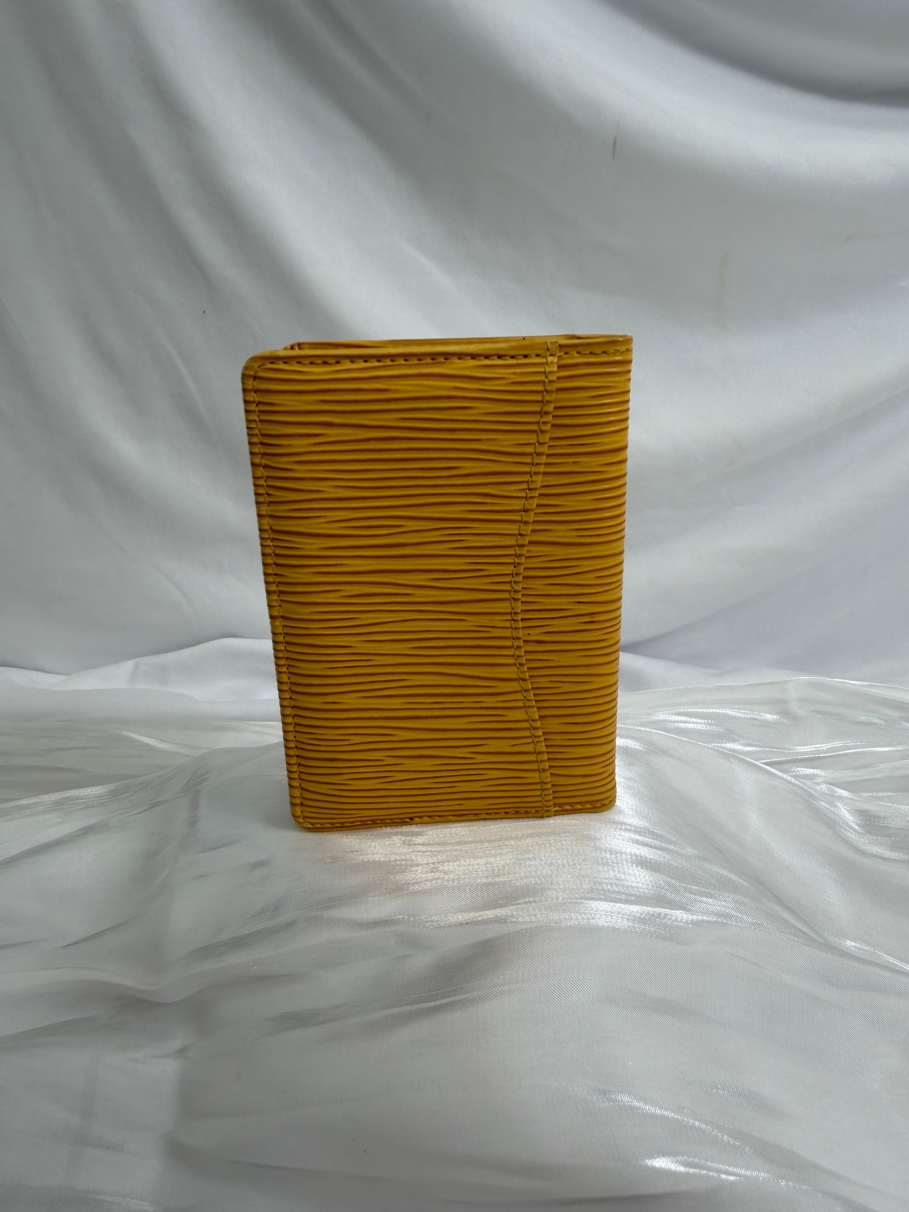 Louis Vuitton Yellow Epi Pocket Organizer