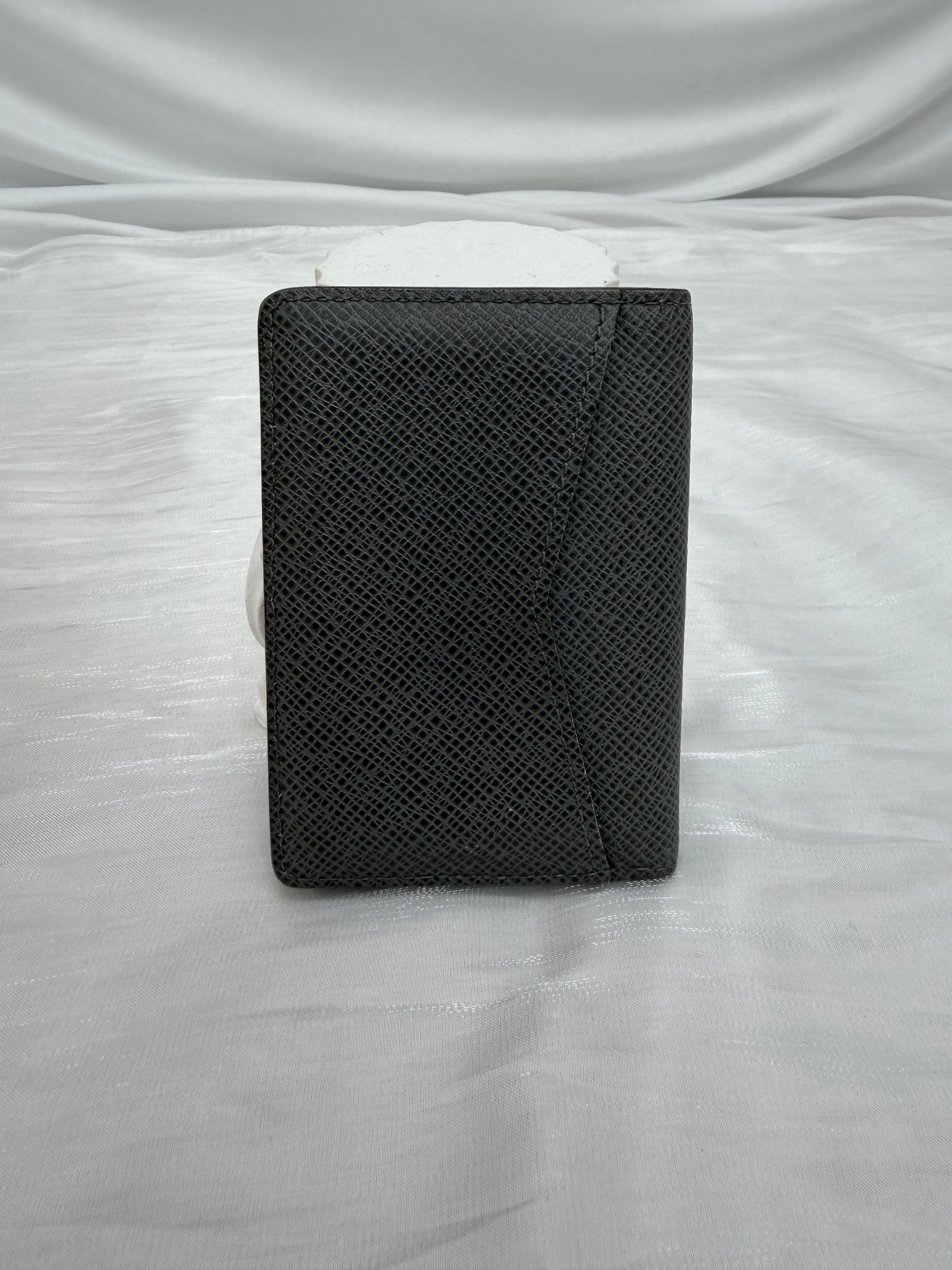 Louis Vuitton Gray Taiga Leather Pocket Organizer