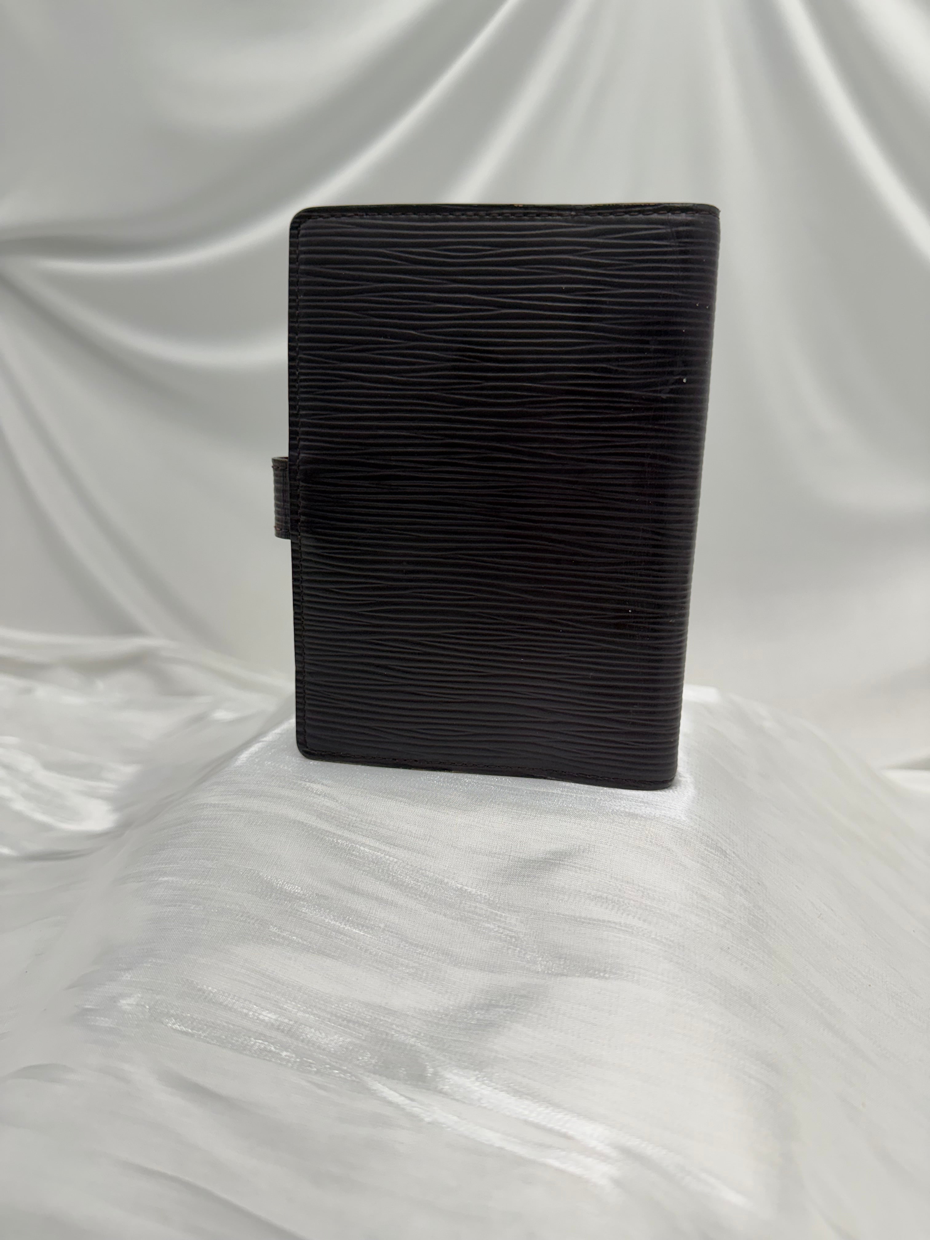 Louis Vuitton Dark Plum Epi Leather Passport Agenda PM