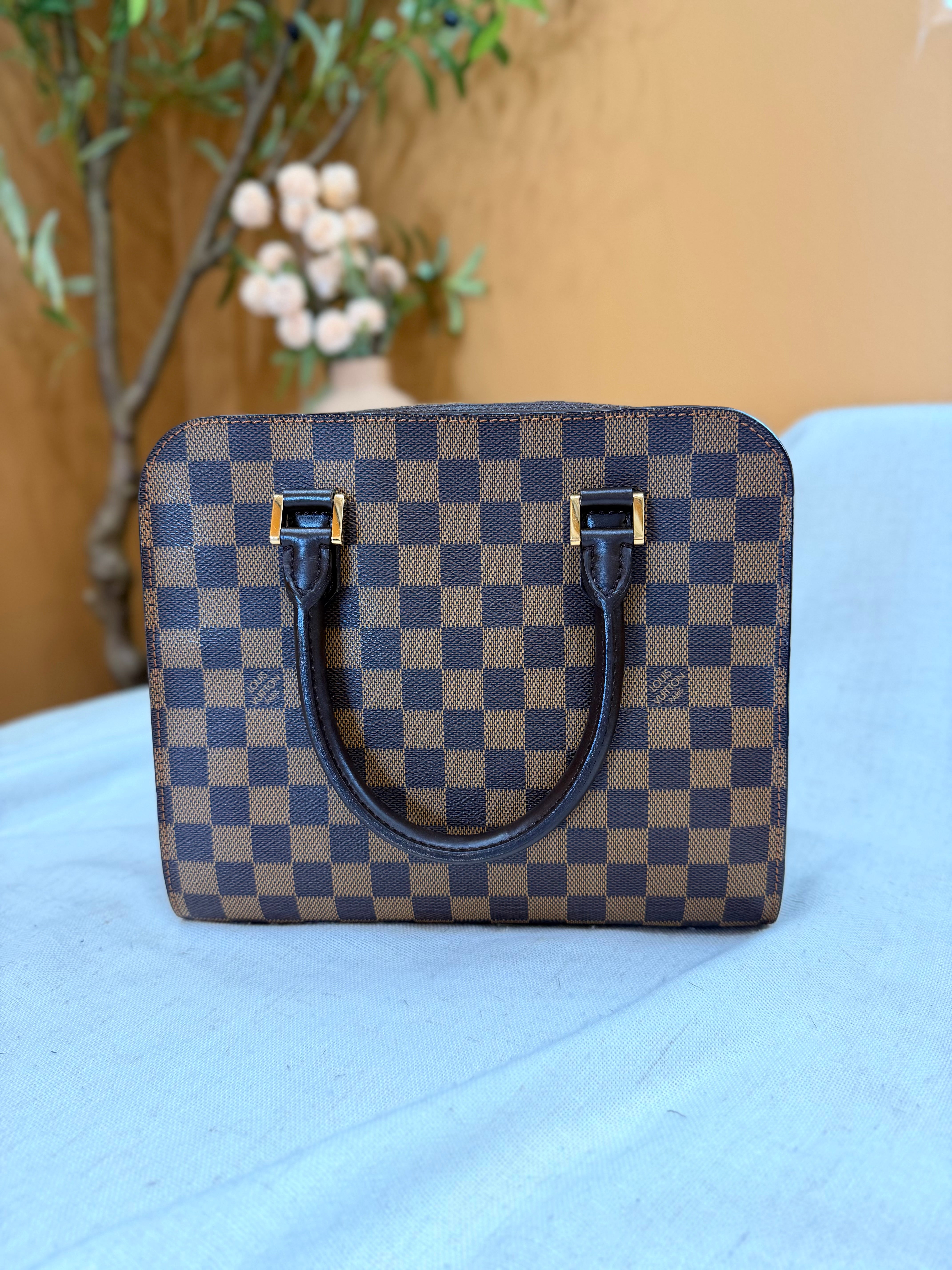 Louis Vuitton Damier Ebene Triana Handbag