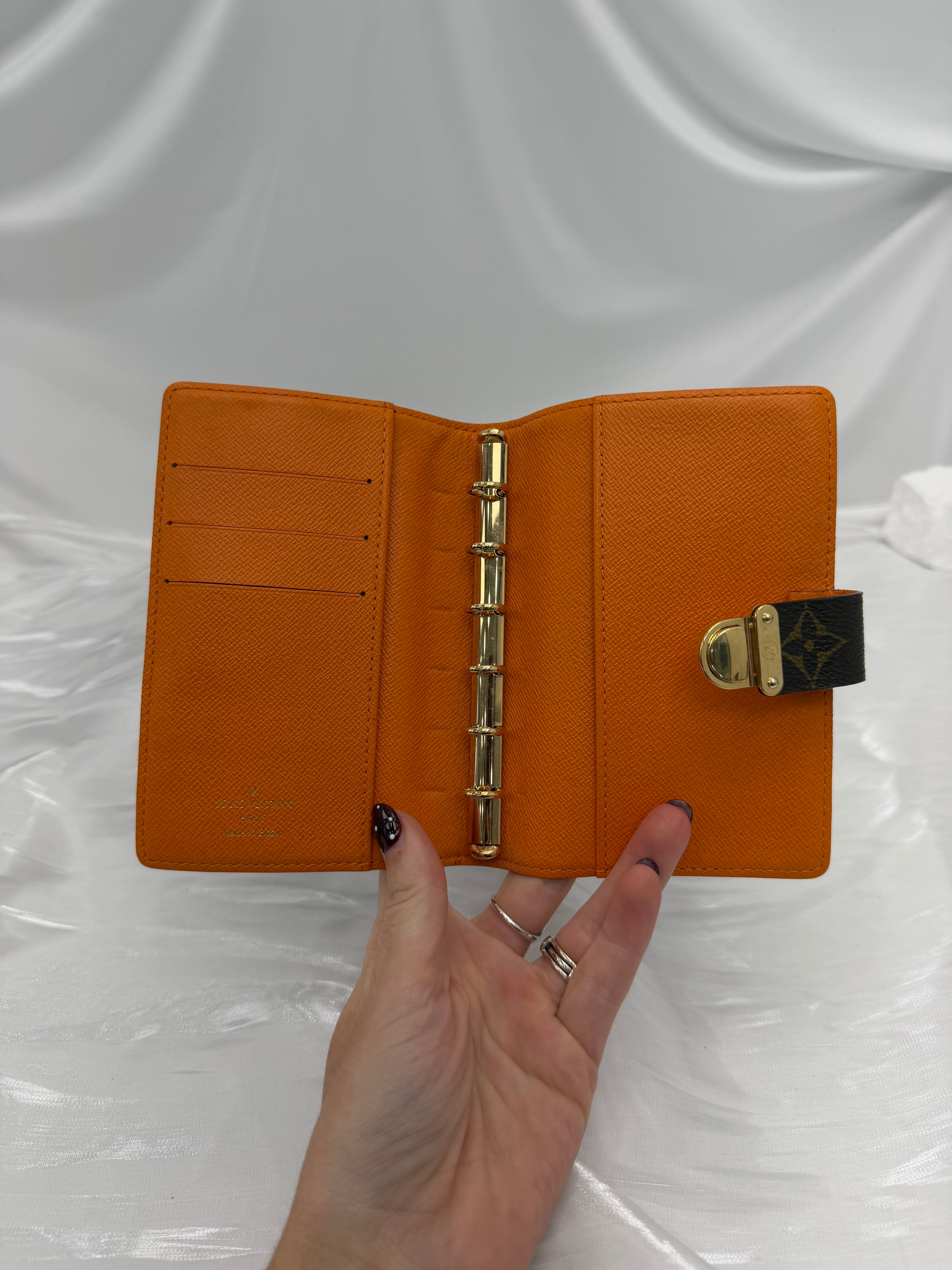 Louis Vuitton Monogram & Orange Koala Passport Agenda PM
