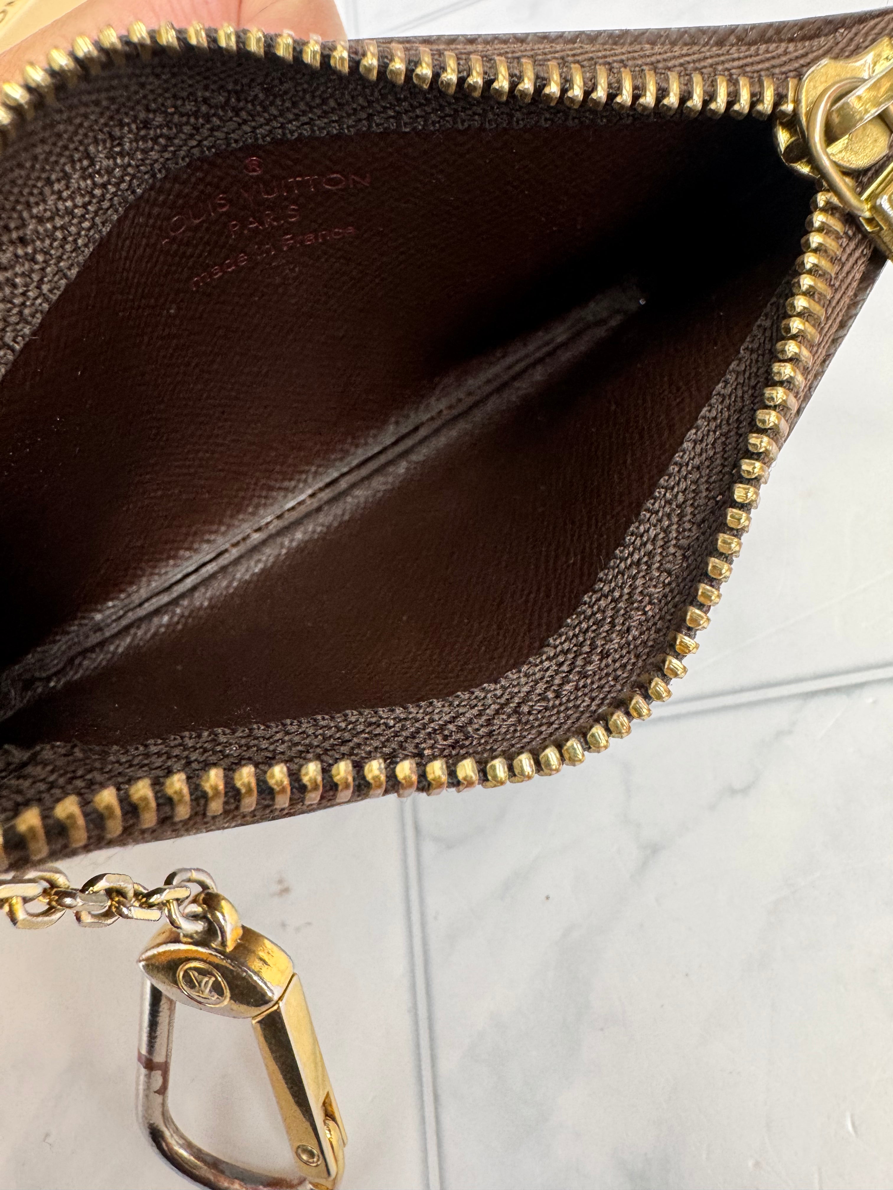 Louis Vuitton Damier Ebene Key Cles
