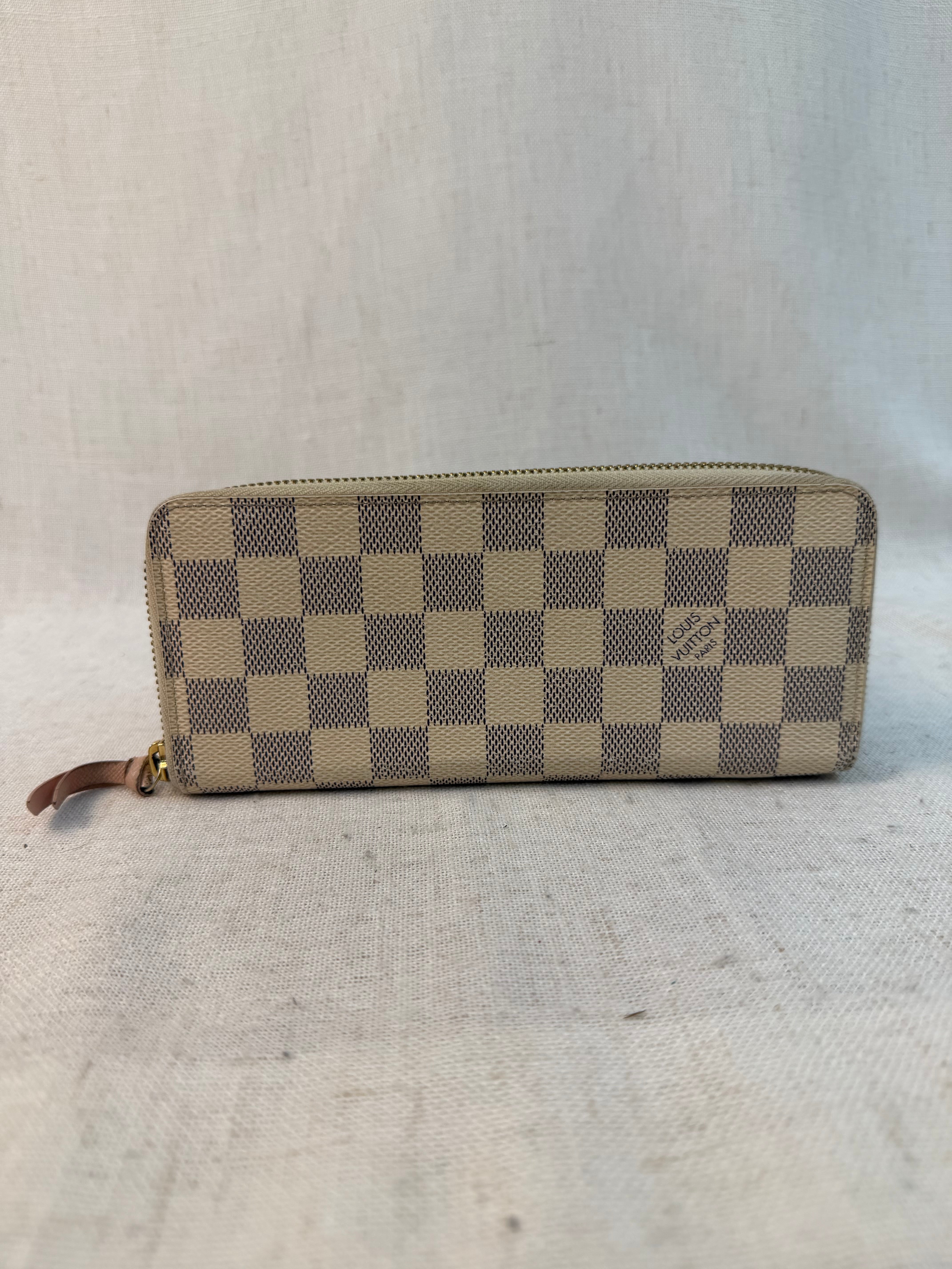 Louis Vuitton Damier Azur Clemence Wallet