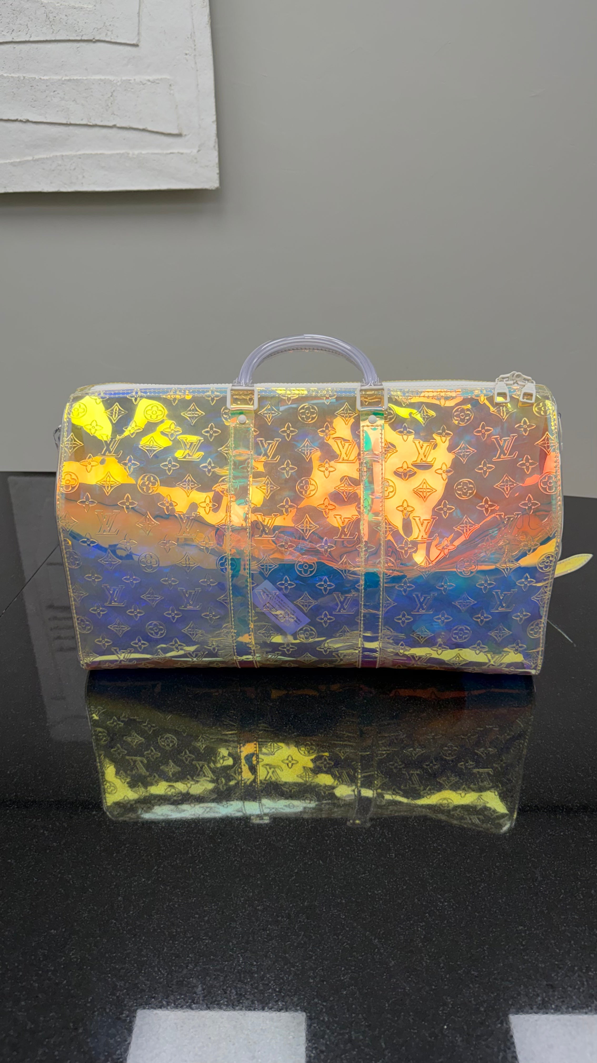Louis Vuitton x Virgil Prism PVC Keepall 50 Bandouliere