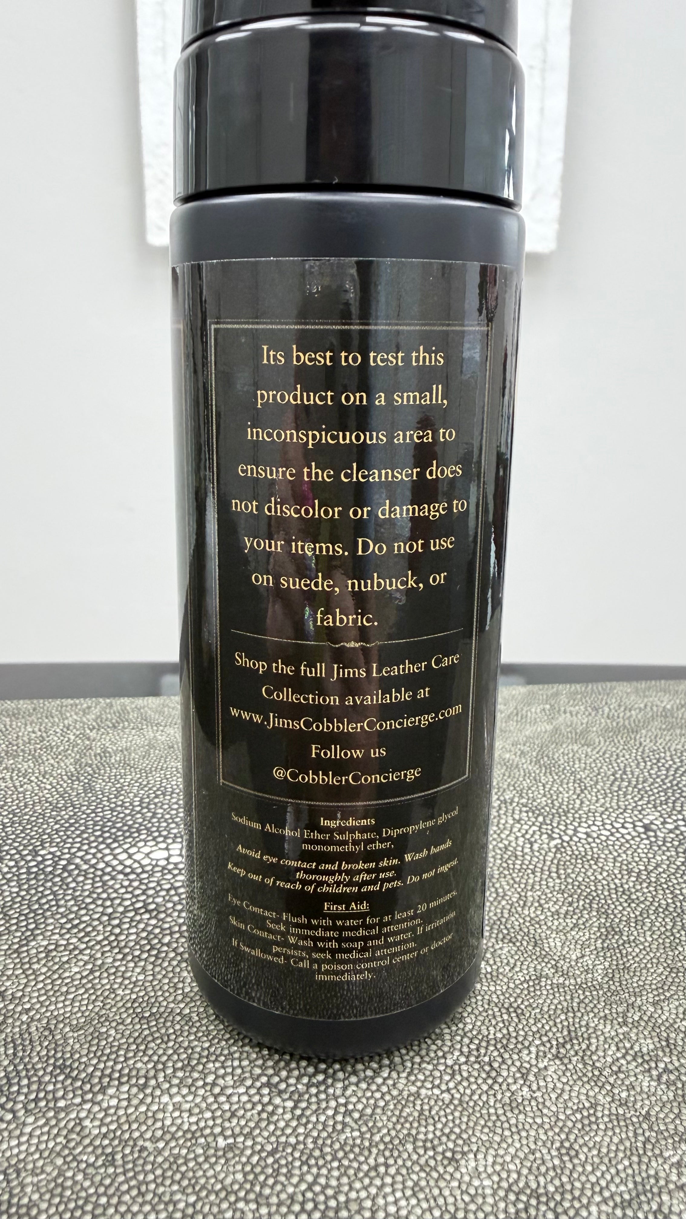 002 Cobbler Concierge x Jim’s Foaming Leather Cleanser