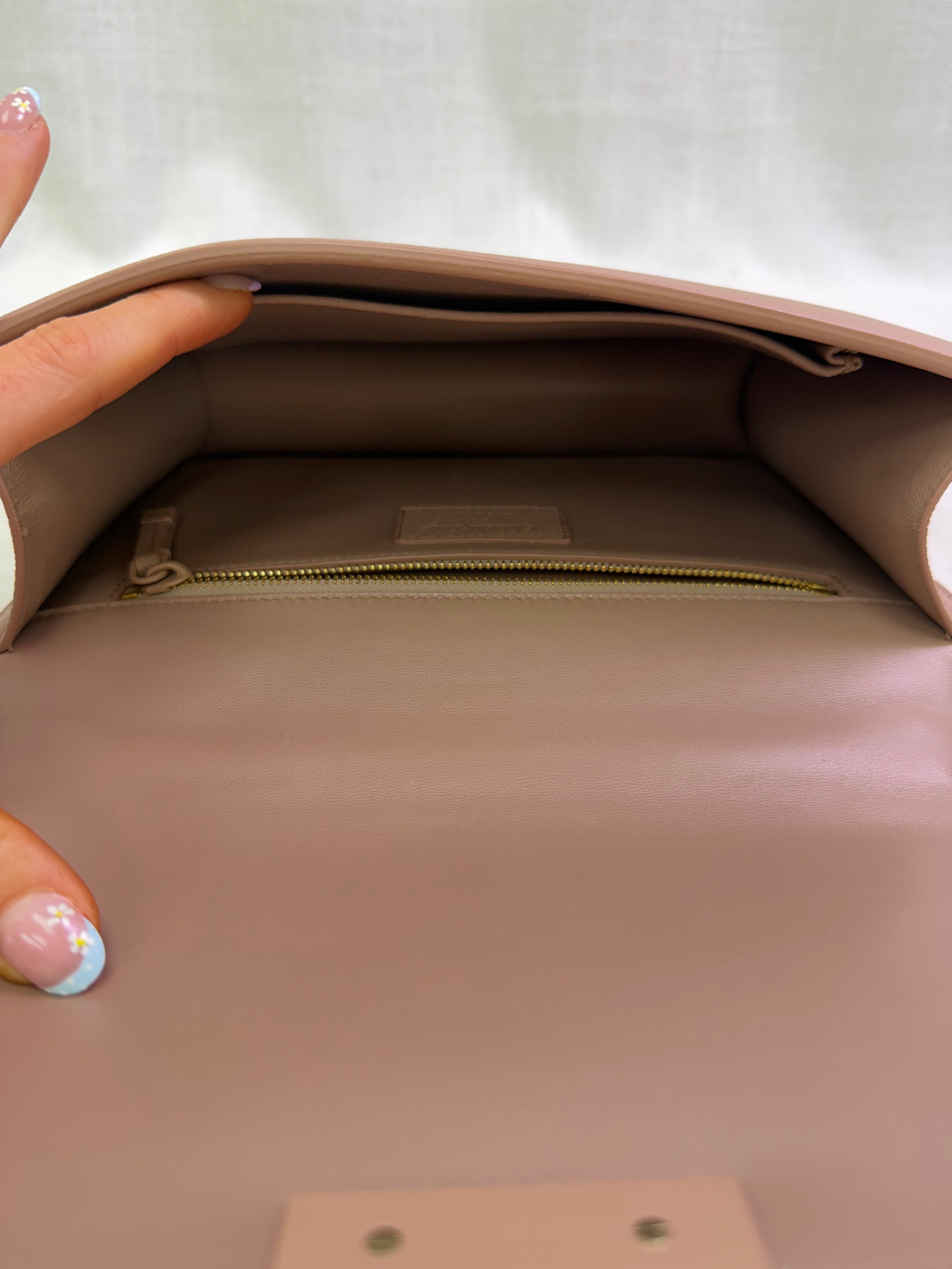 Christian Dior Dusty Rose Ultramatte Grained Calfskin Montaigne 30