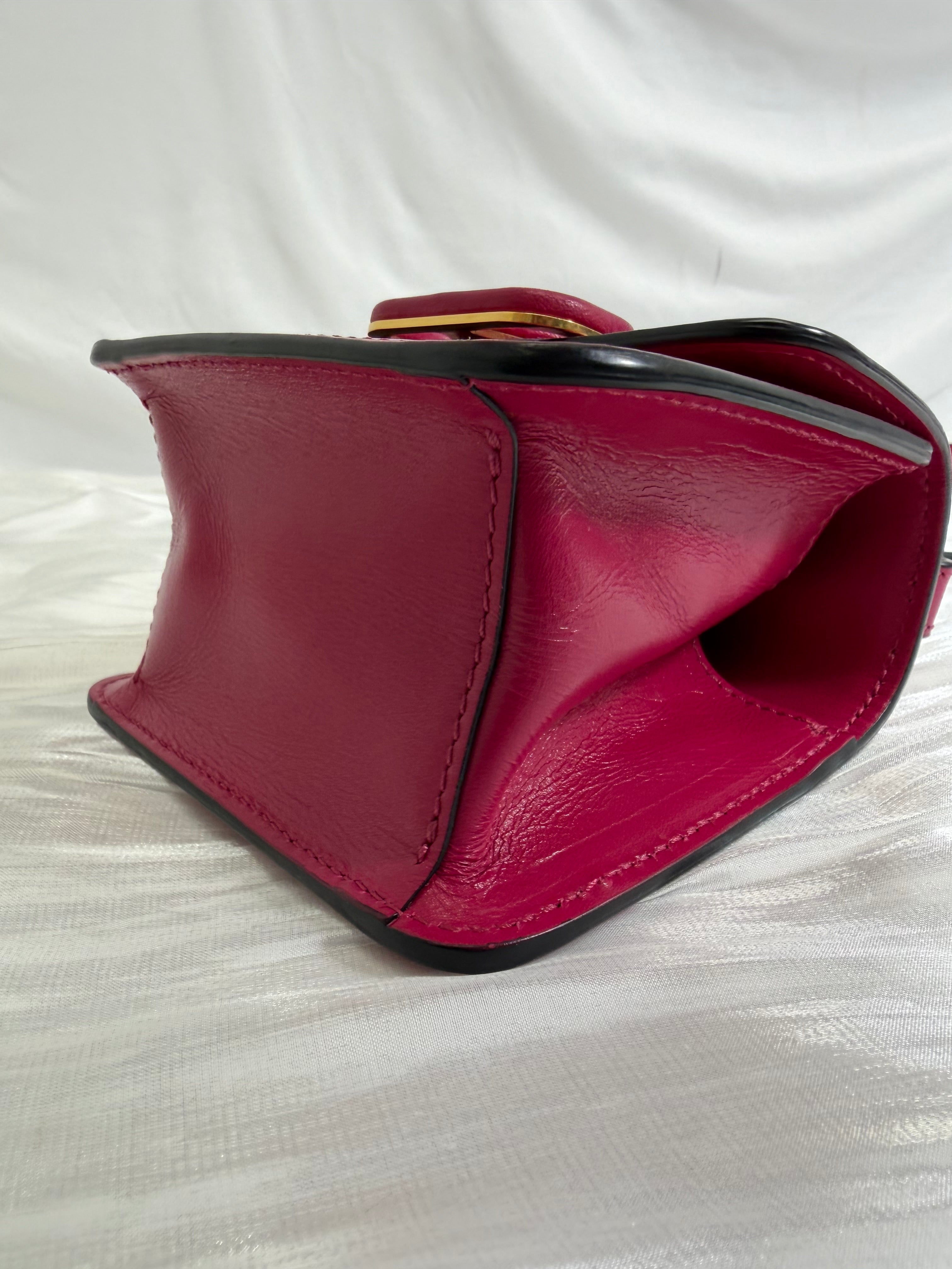 Valentino Garavani Fuchsia Leather VSling Crossbody