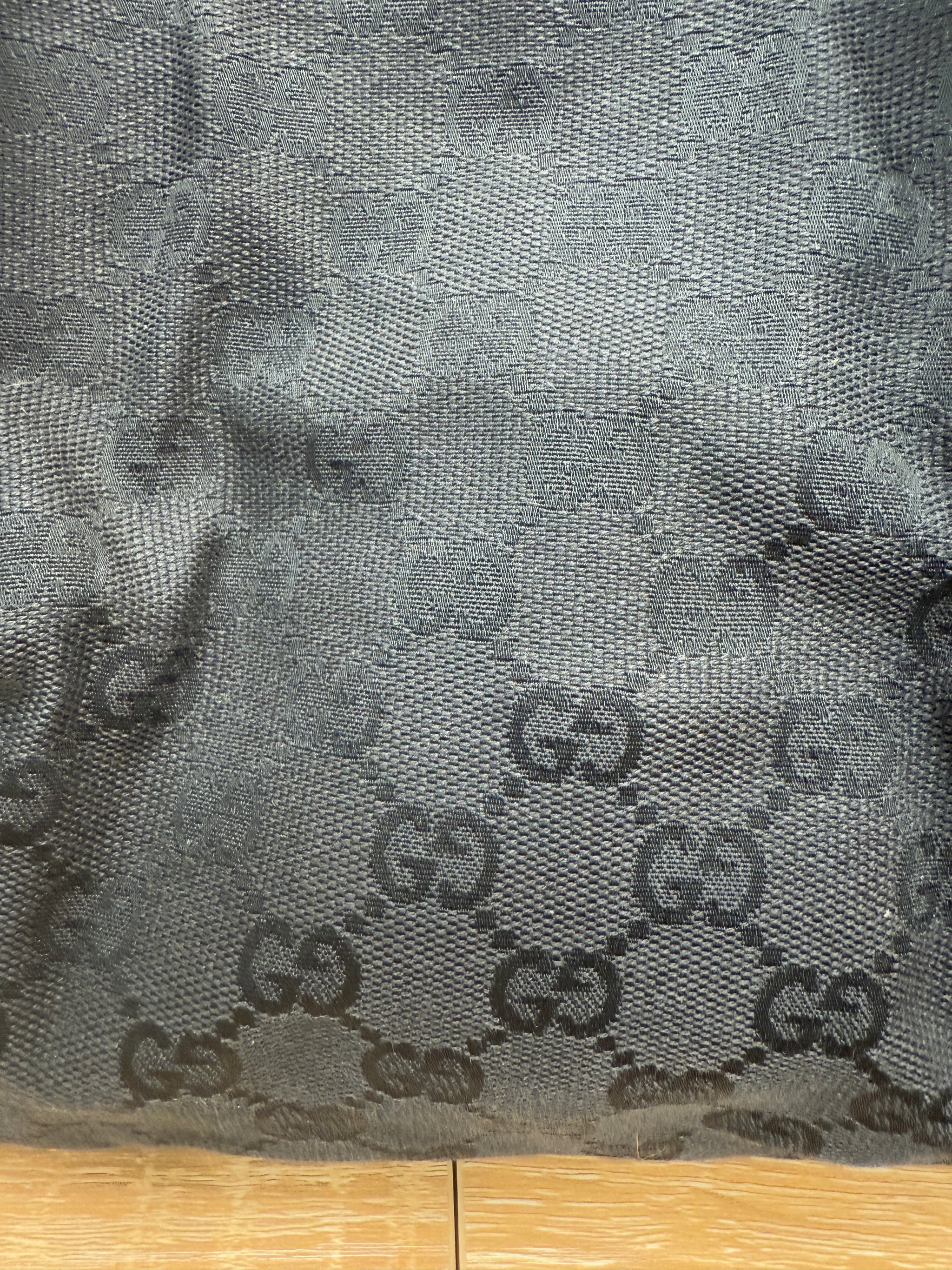 Gucci GG Black Canvas Tote Bag