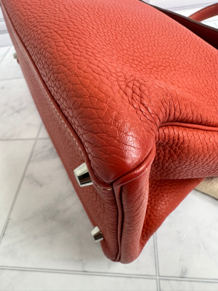 Hermes Sanguine Clemence Kelly 35 Amazone