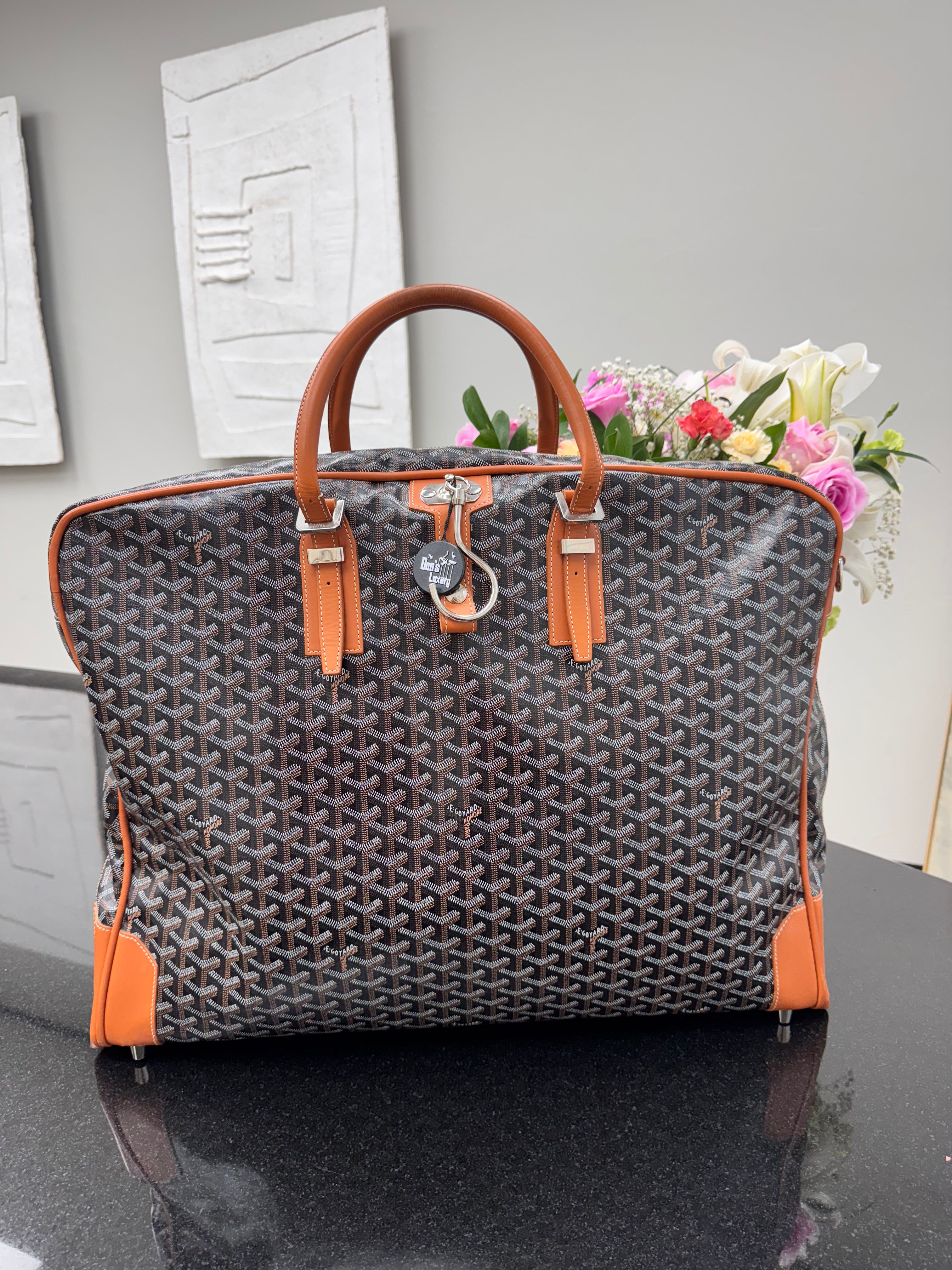 Goyard Black Goyardine Coated Canvas Porte Habit Garment Bag