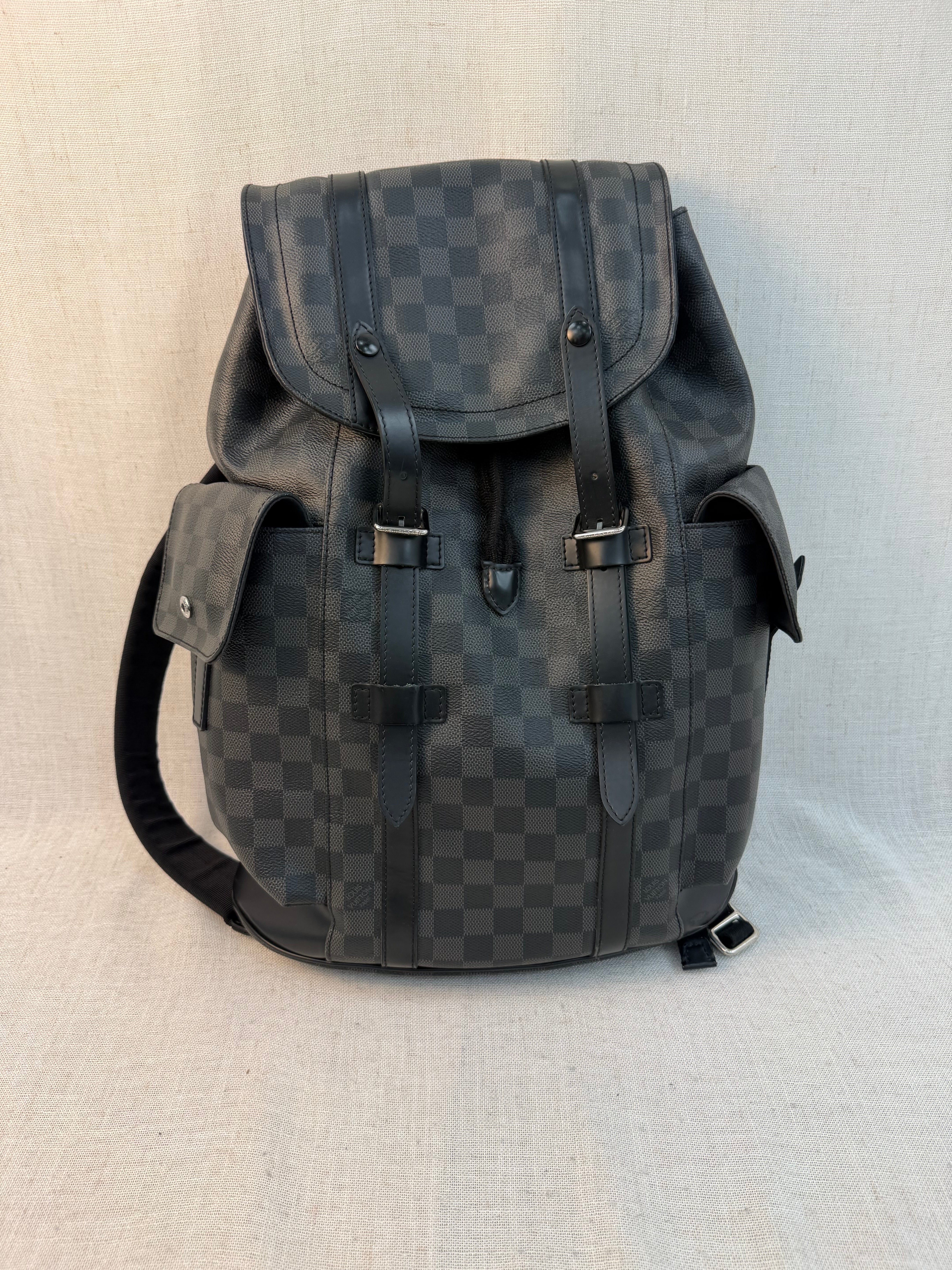 Louis Vuitton Damier Graphite Christopher Backpack