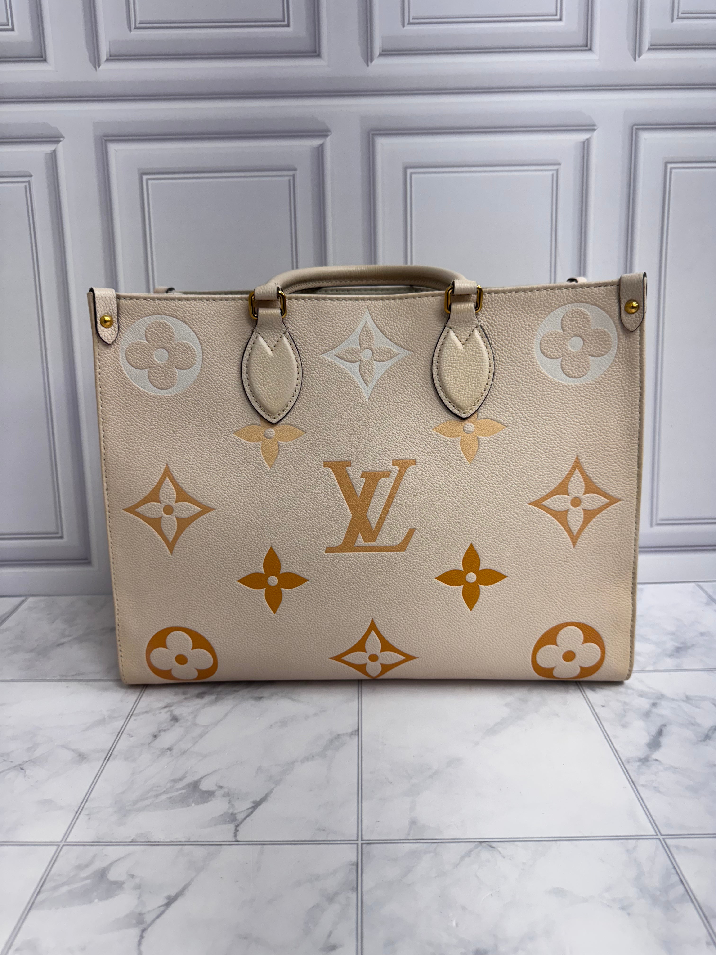 Louis Vuitton Creme Monogram By The Pool On The Go MM