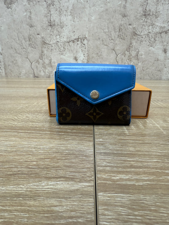 Louis Vuitton Monogram & Blue Jean Zoe Wallet
