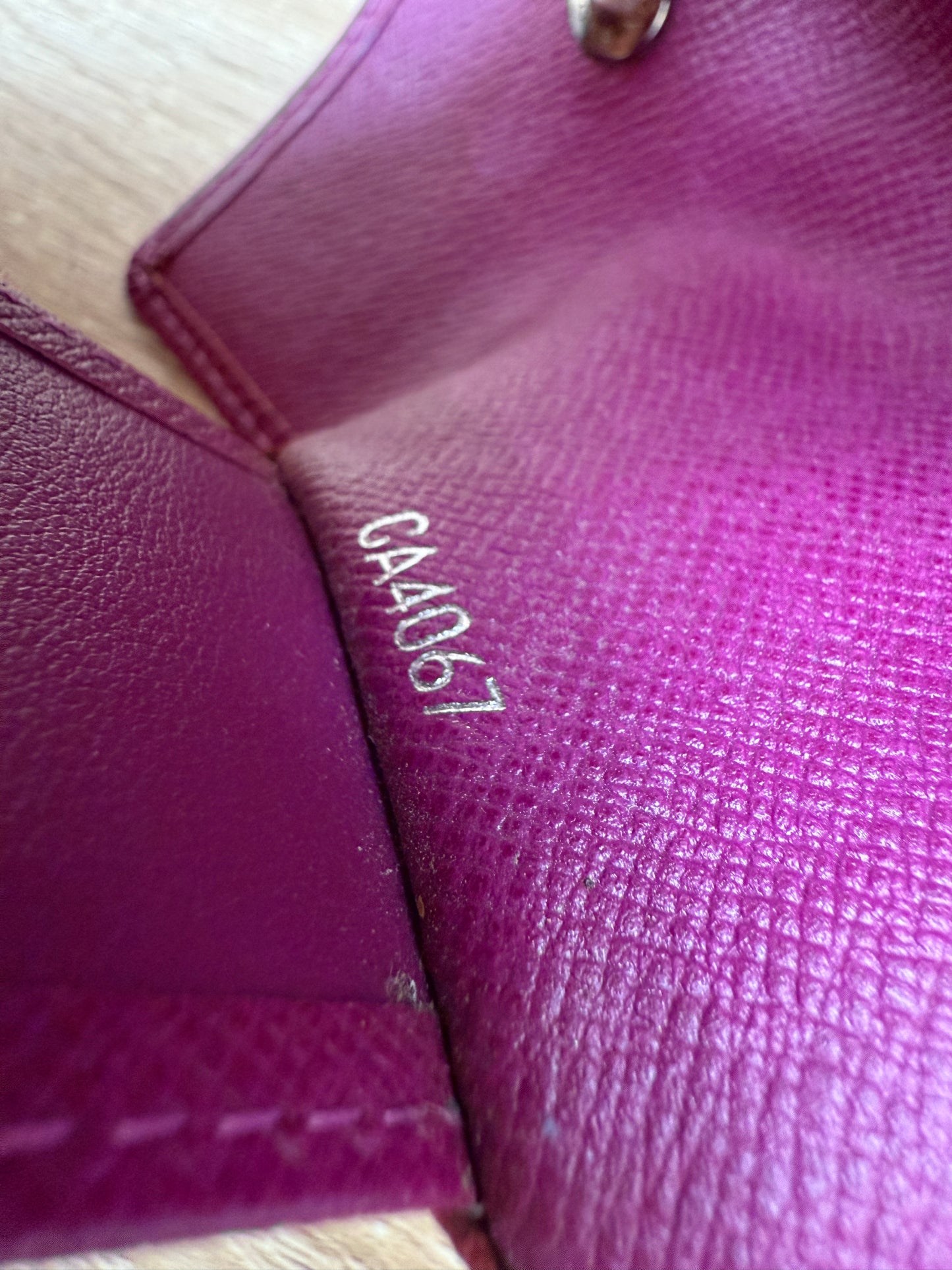 Louis Vuitton Fuchsia Epi 4 Key Ring Holder