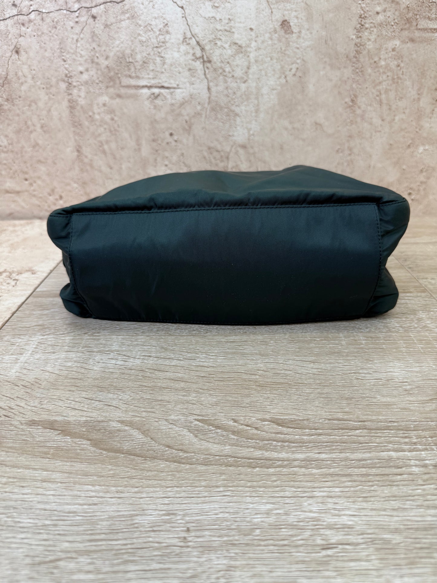 Prada Dark Green Nylon Shoulder Bag