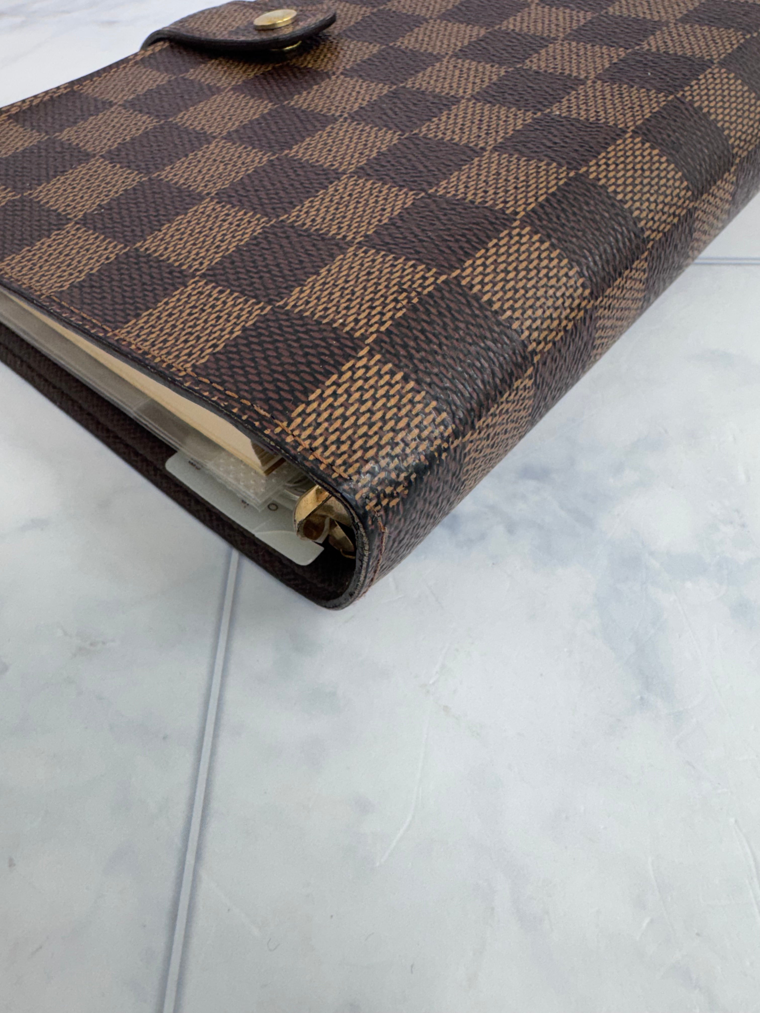 Louis Vuitton Damier Ebene Agenda MM