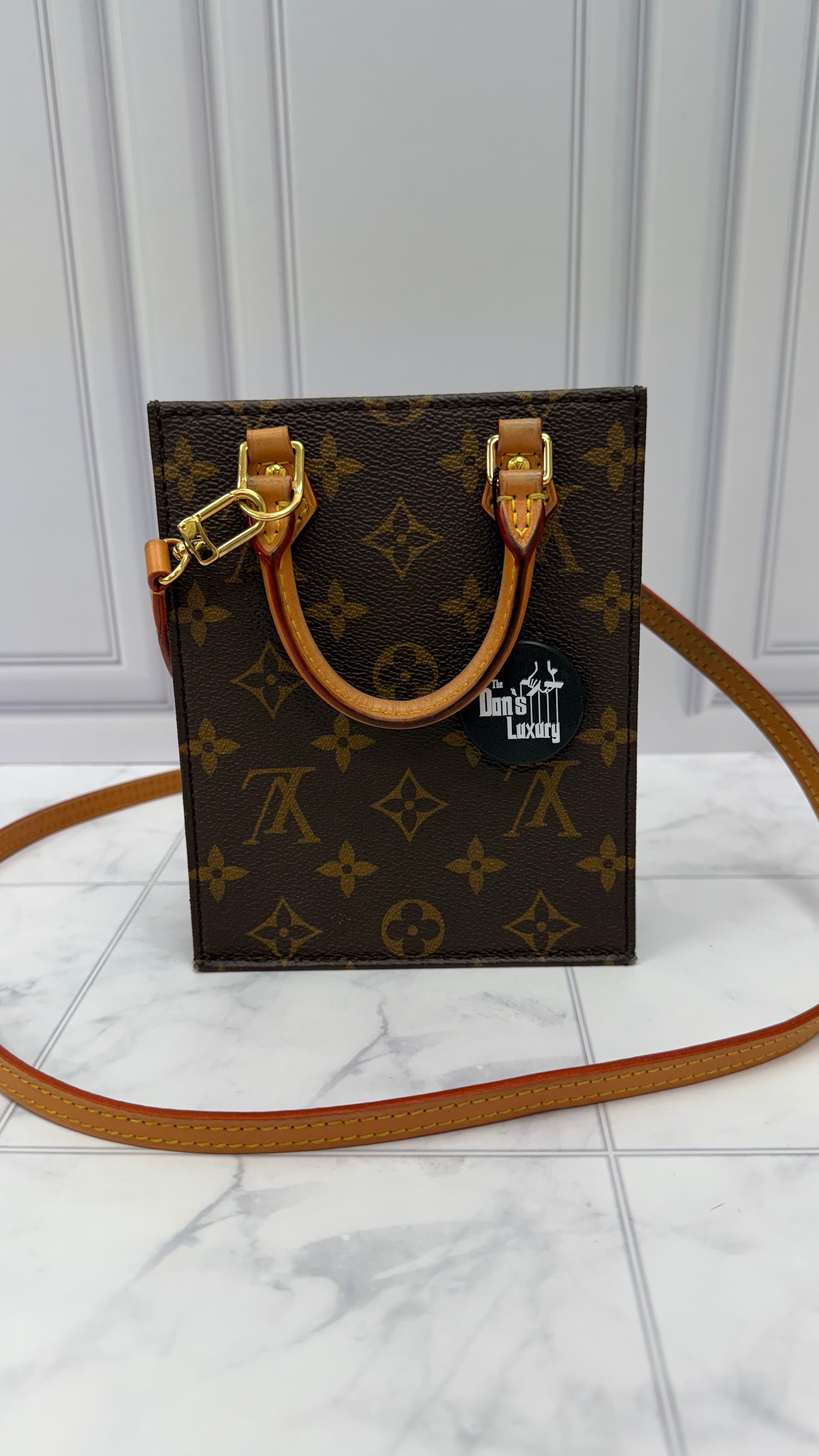 *DONS DROP* BRAND NEW Louis Vuitton Monogram Petit Sac Plat Crossbody Bag