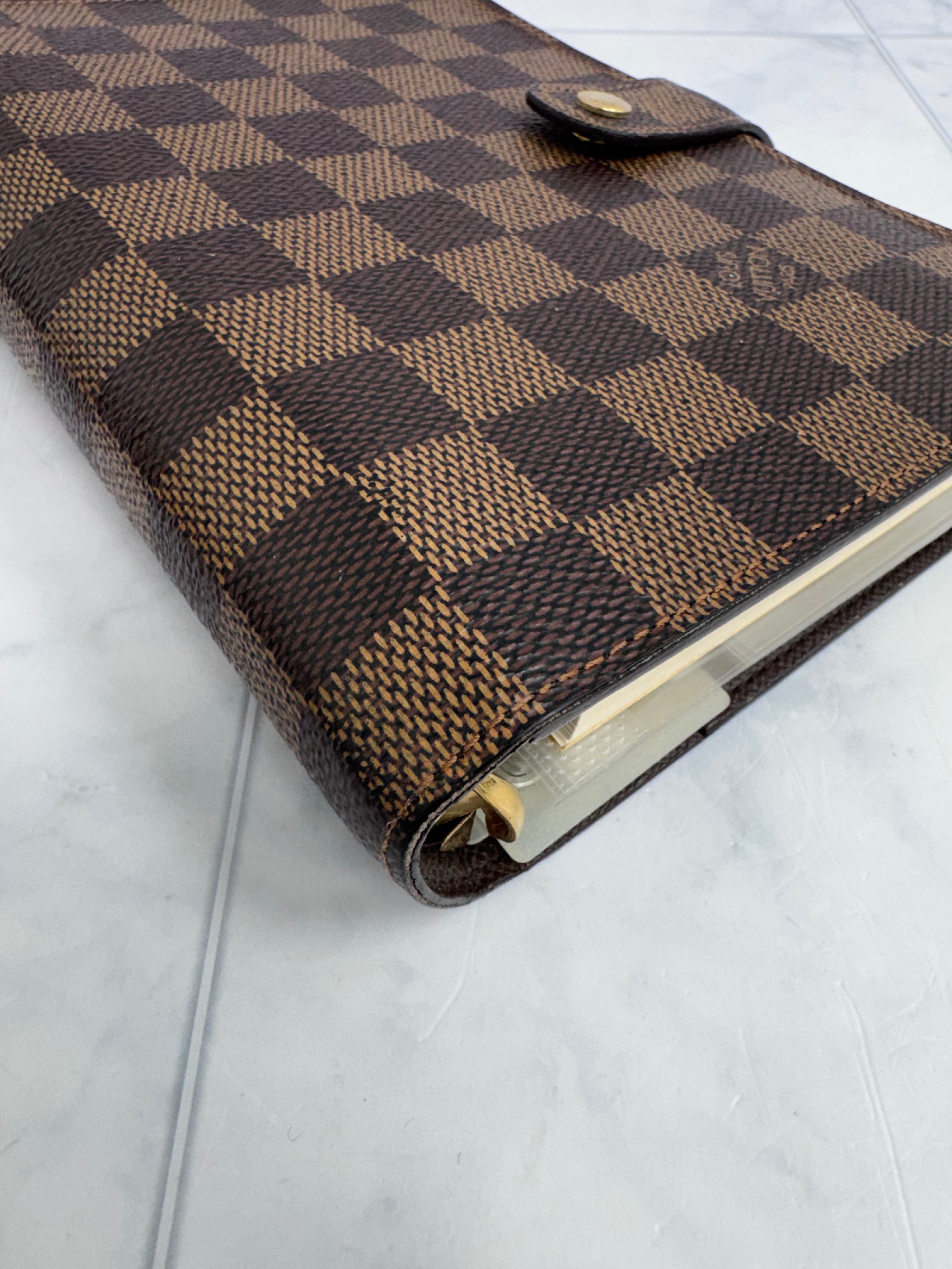Louis Vuitton Damier Ebene Agenda MM