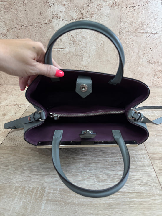 Fendi Grey Leather Petite 2Jours Bag