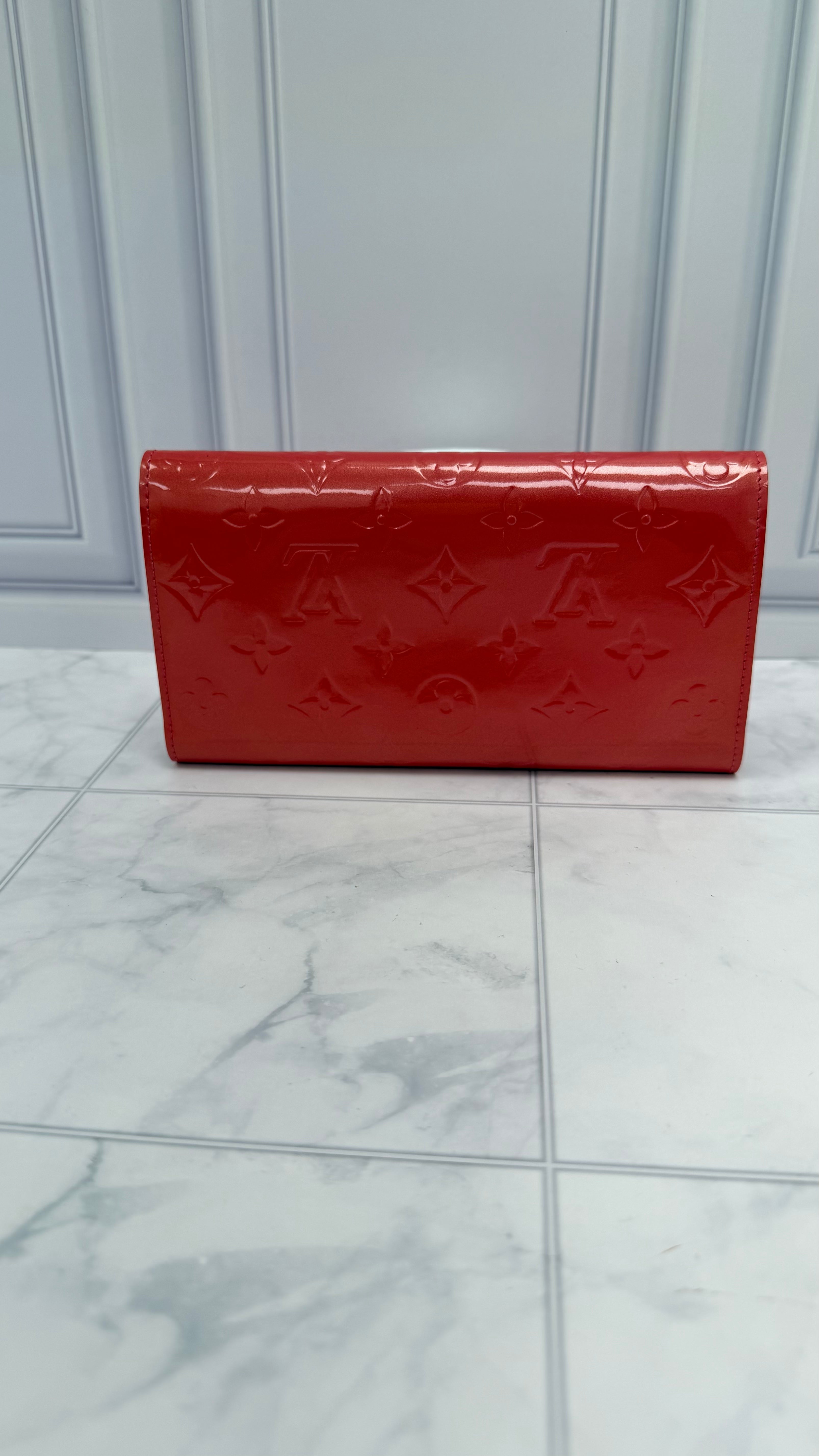 Louis Vuitton Watermelon Pink Vernis International Wallet