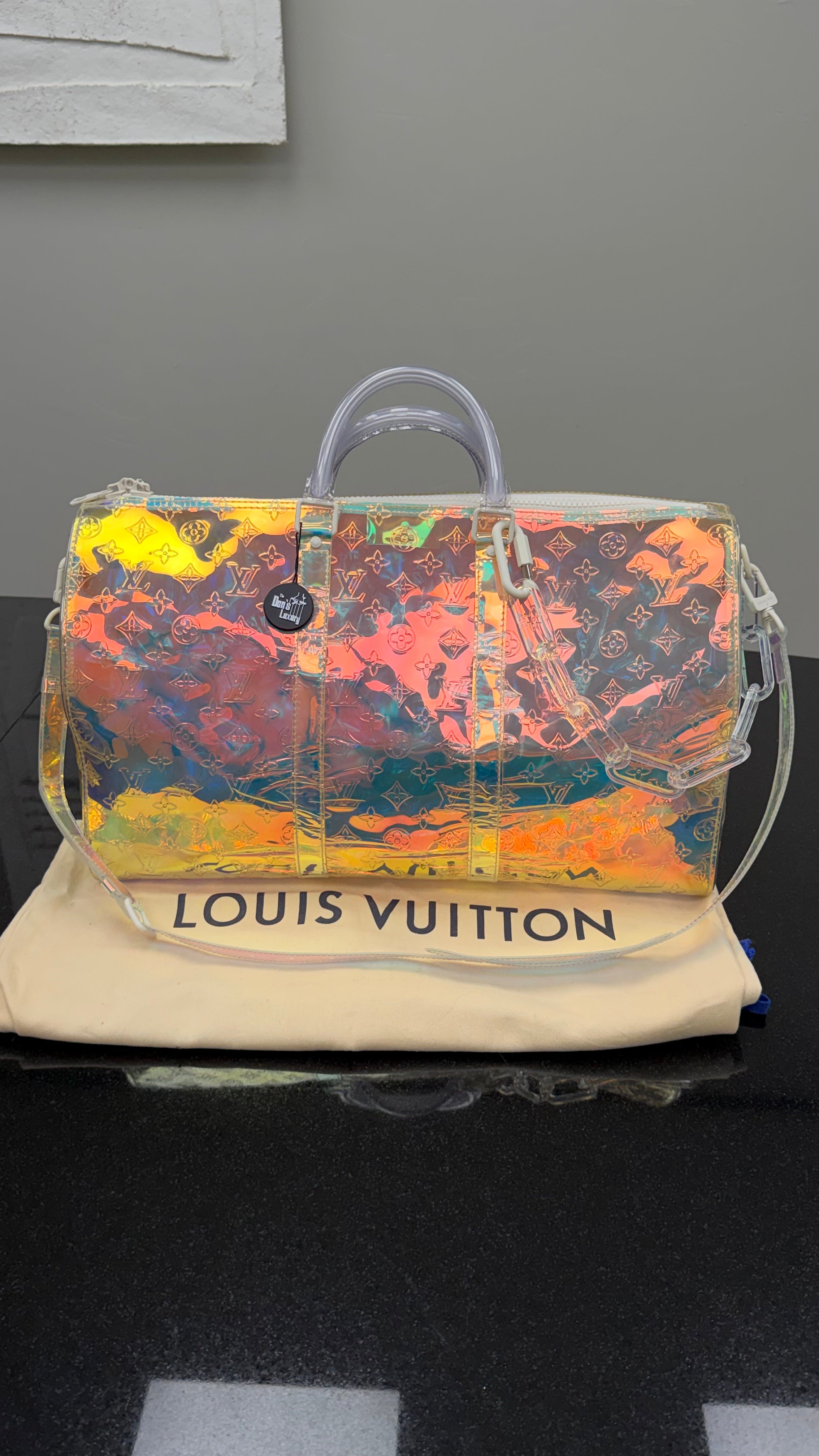 Louis Vuitton x Virgil Prism PVC Keepall 50 Bandouliere