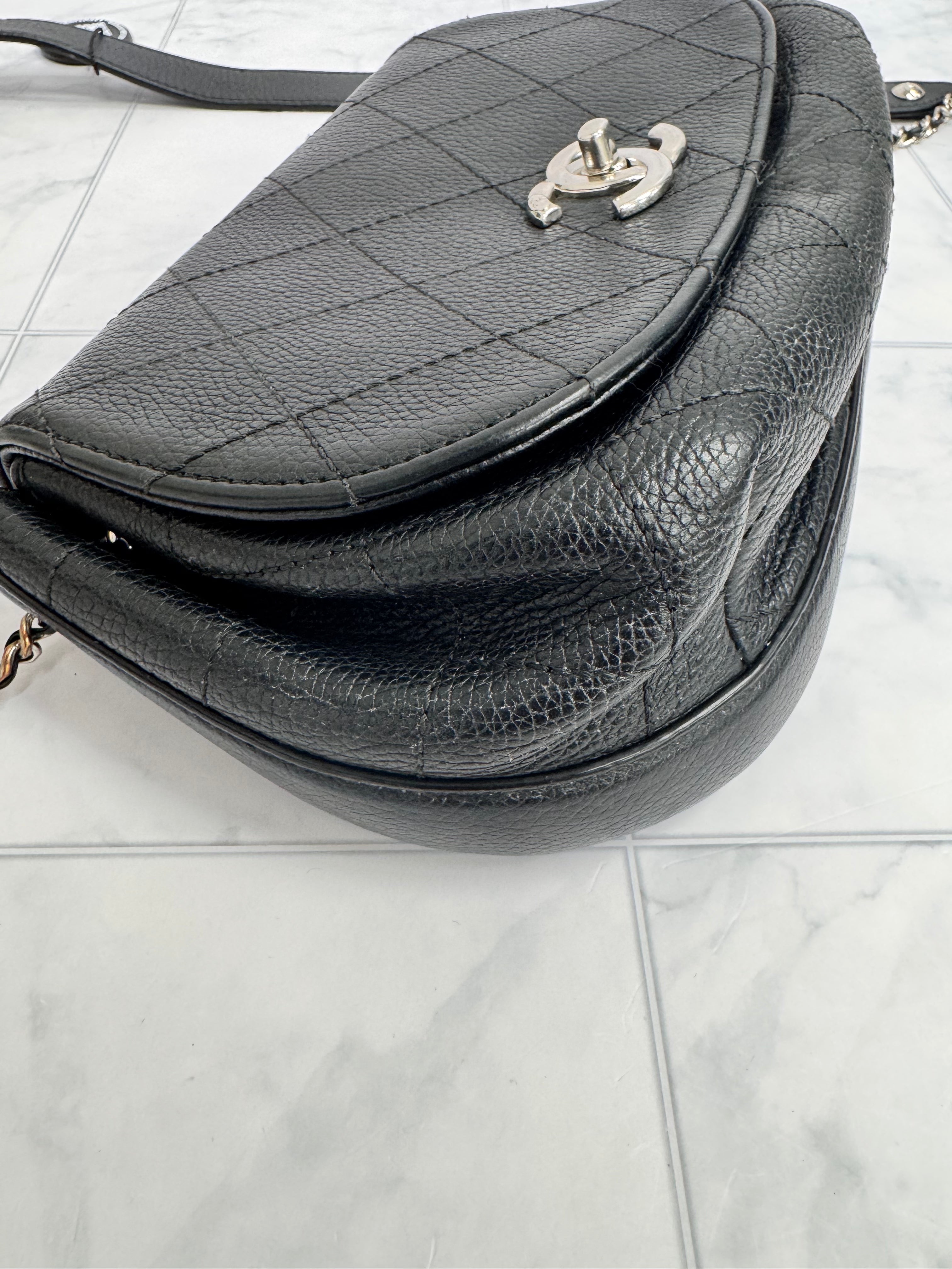 *DONS DROP* Chanel Black Caviar Leather Jungle Stroll Shoulder Bag