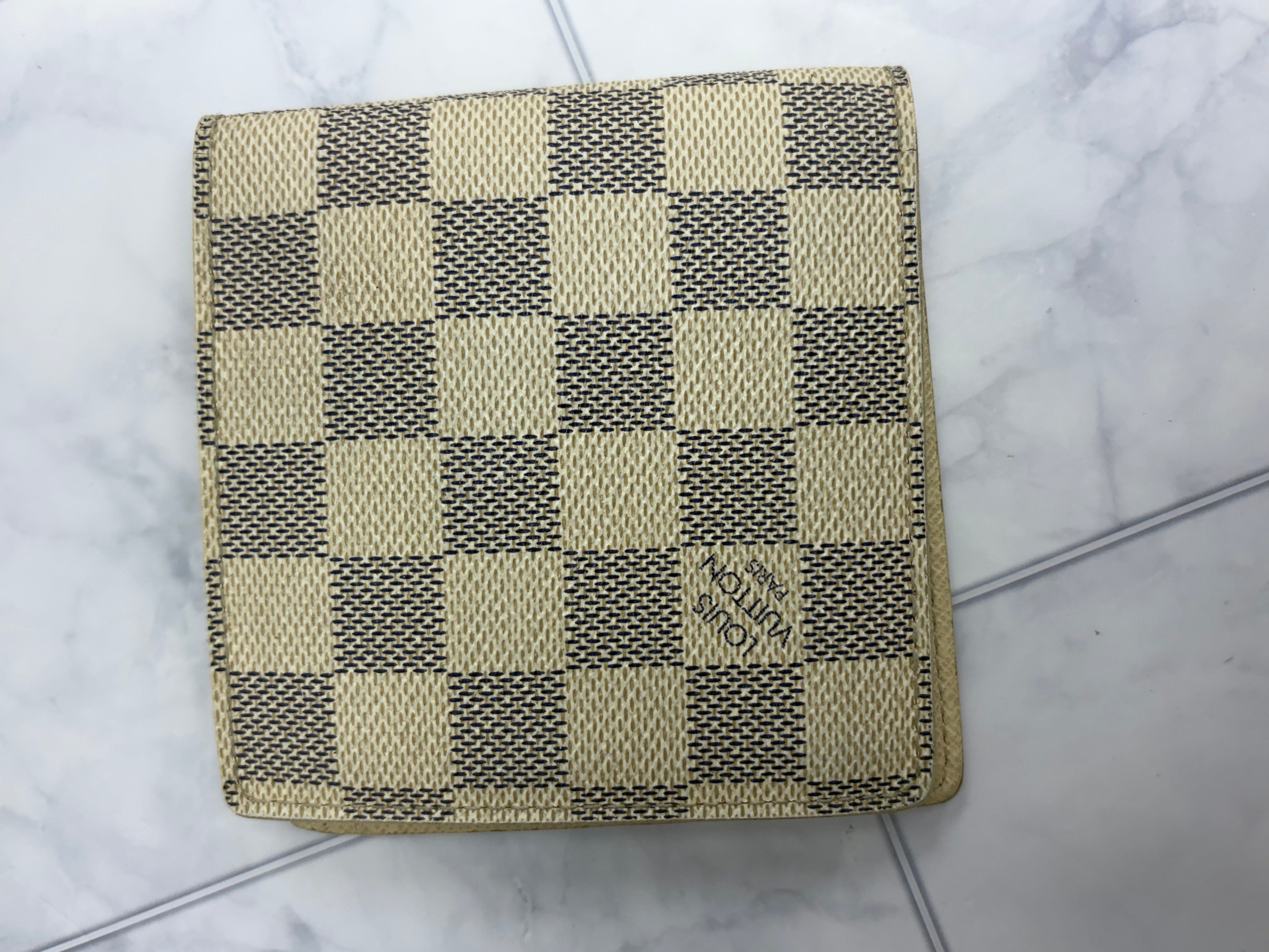 Louis Vuitton Damier Azur Bifold Compact Wallet