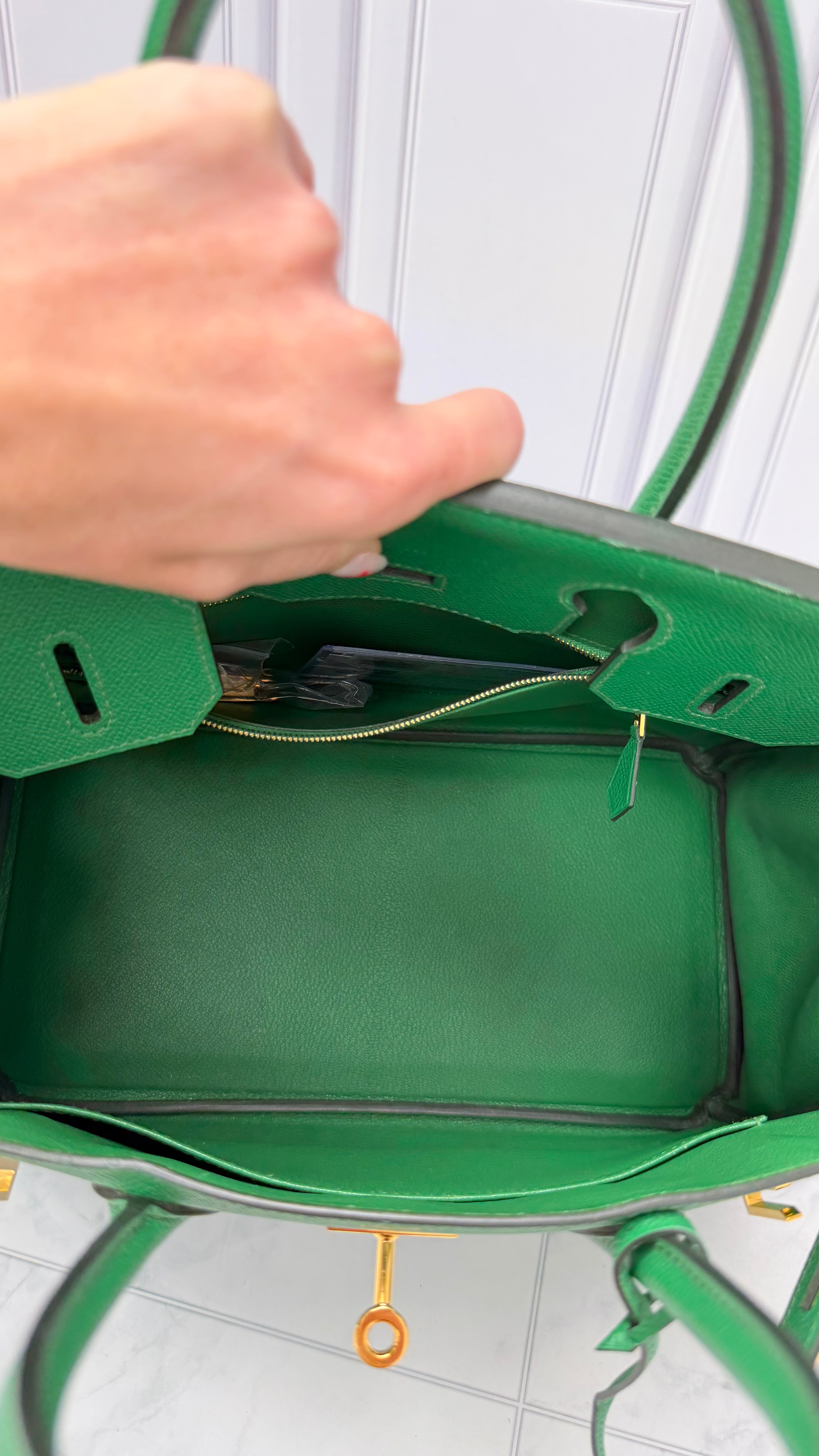 *DONS DROP* Hermes Vert Vertigo Epsom Leather Birkin 30