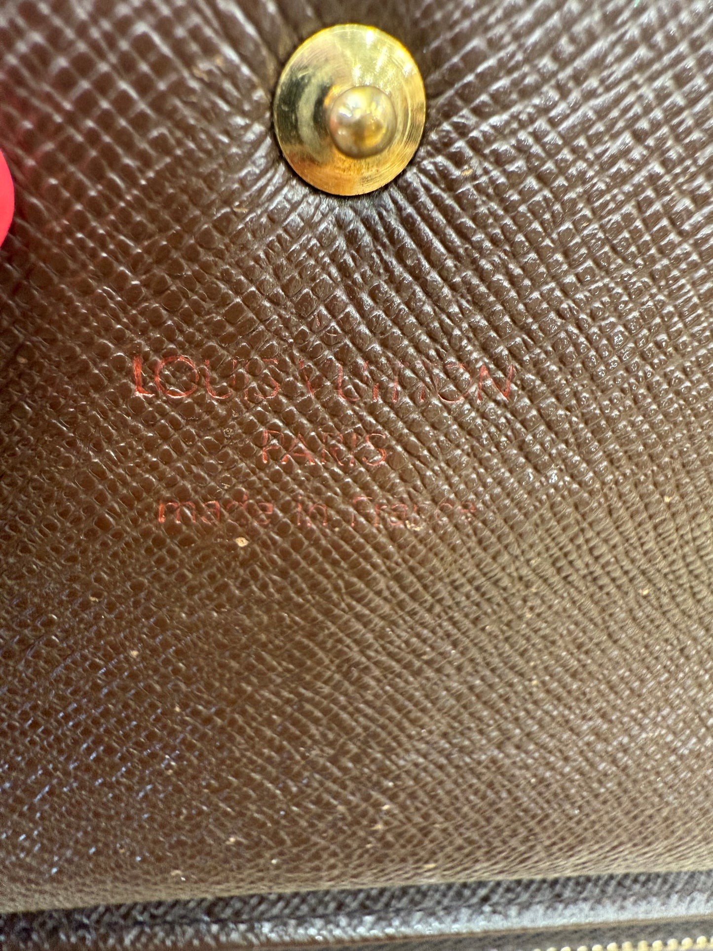 Louis Vuitton Damier Ebene Sarah Wallet