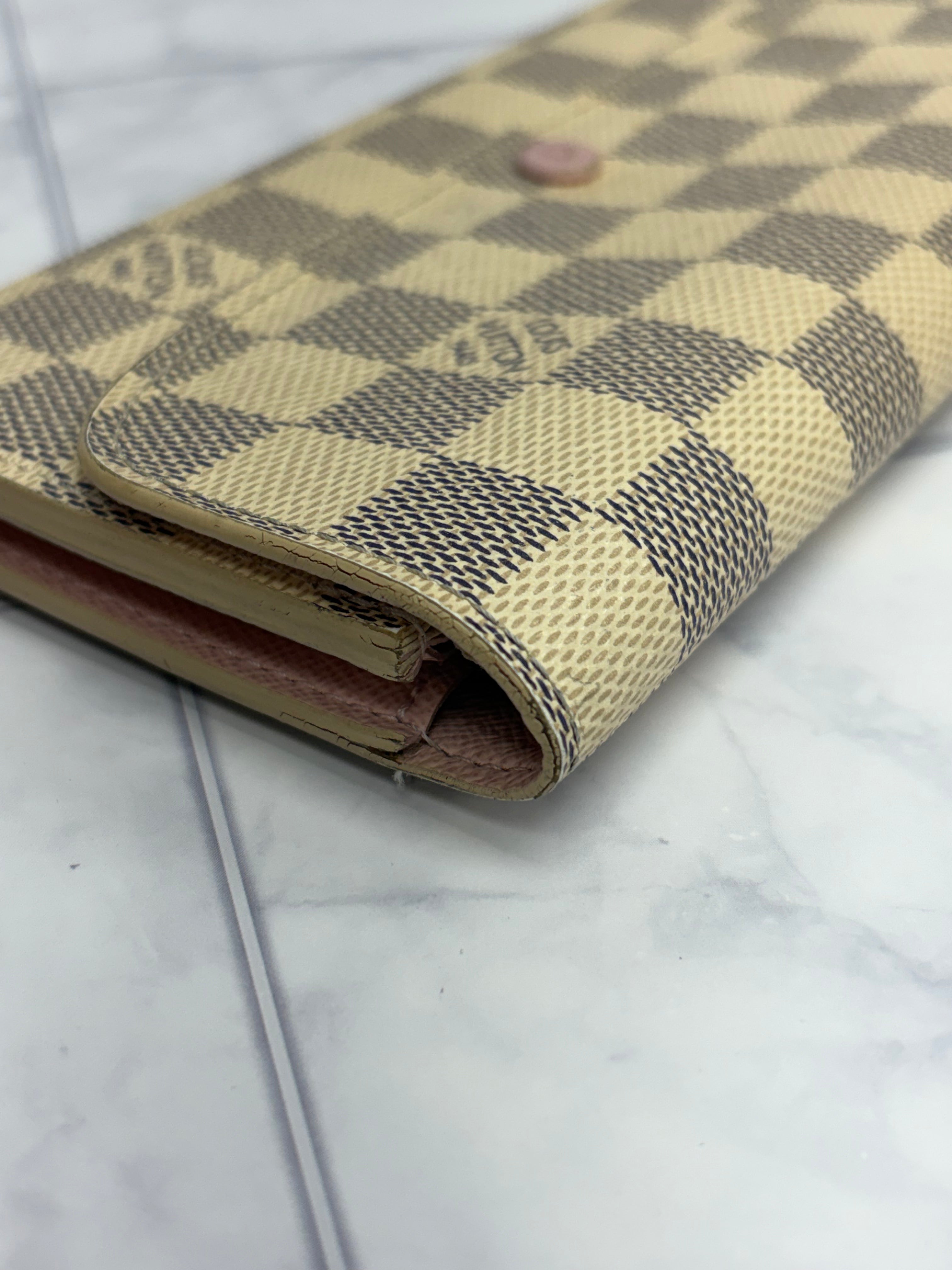 Louis Vuitton Damier Azur & Ballerine Emilie Wallet