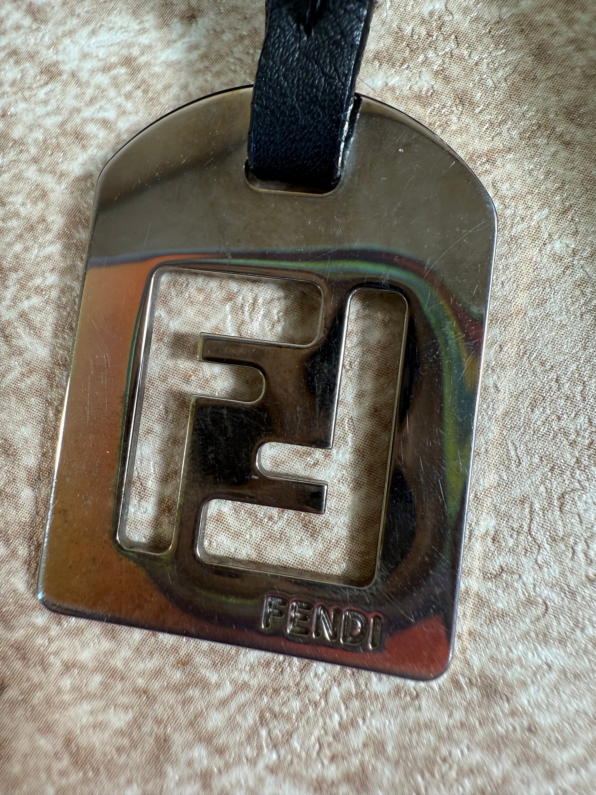 Fendi Black Devil Trapezio Bag