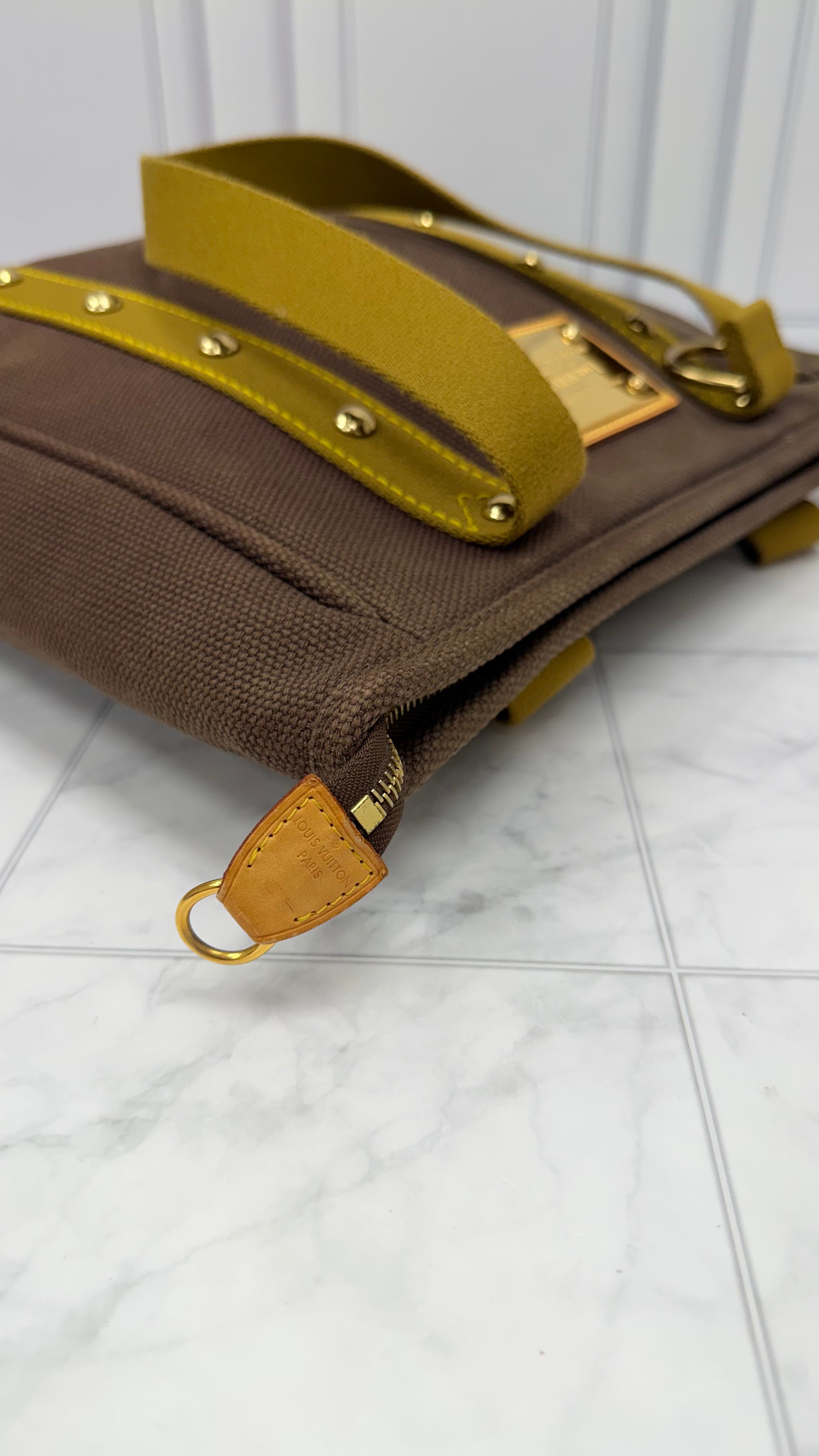 *DONS DROP* Louis Vuitton Brown Canvas Antigua Cabas MM Tote Bag