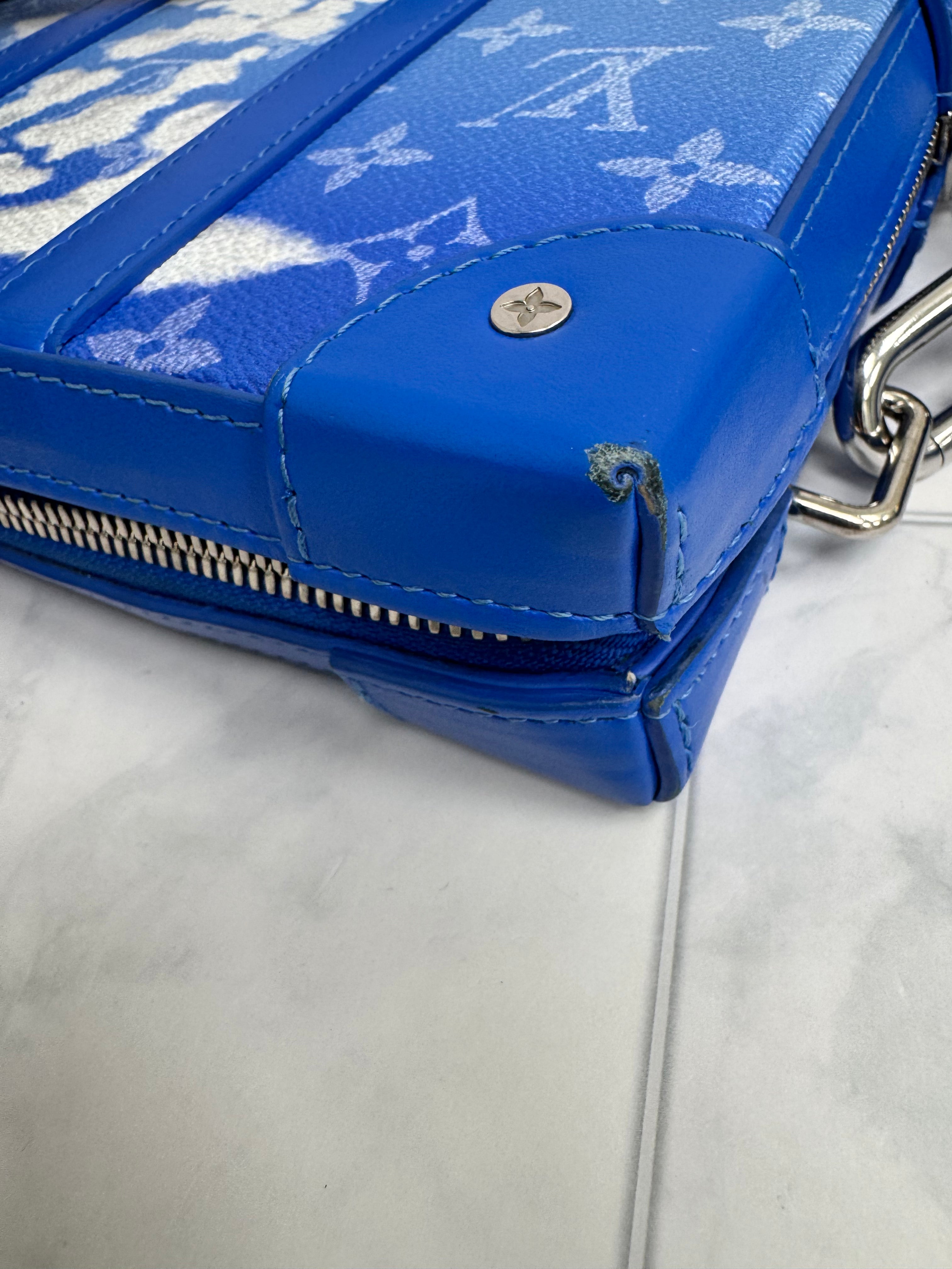 Louis Vuitton Blue Monogram Clouds Soft Trunk Crossbody