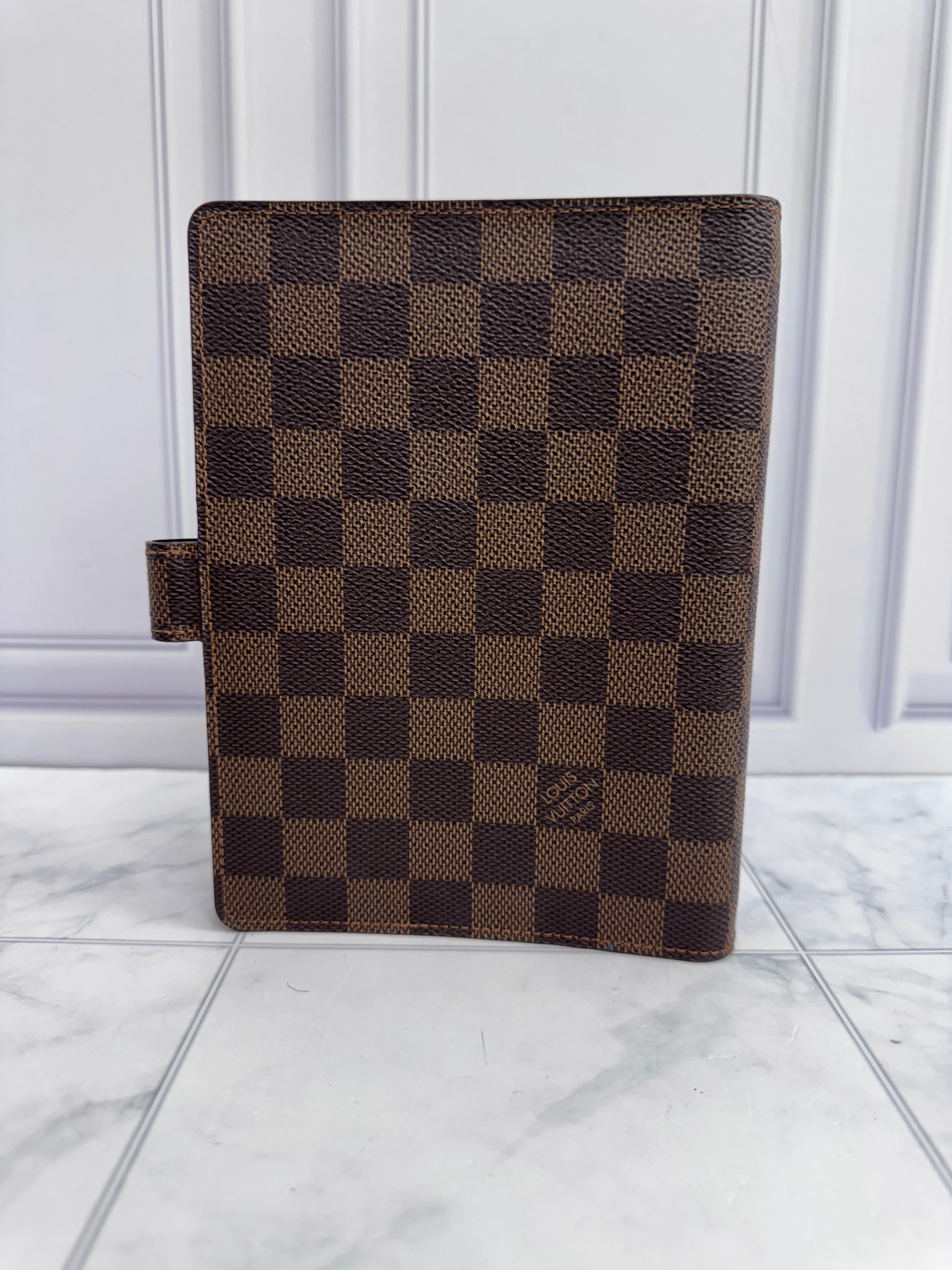 Louis Vuitton Damier Ebene Agenda MM