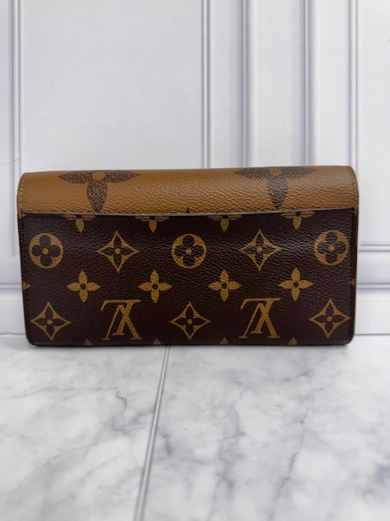 Louis Vuitton Reverse Monogram Sarah Long Wallet