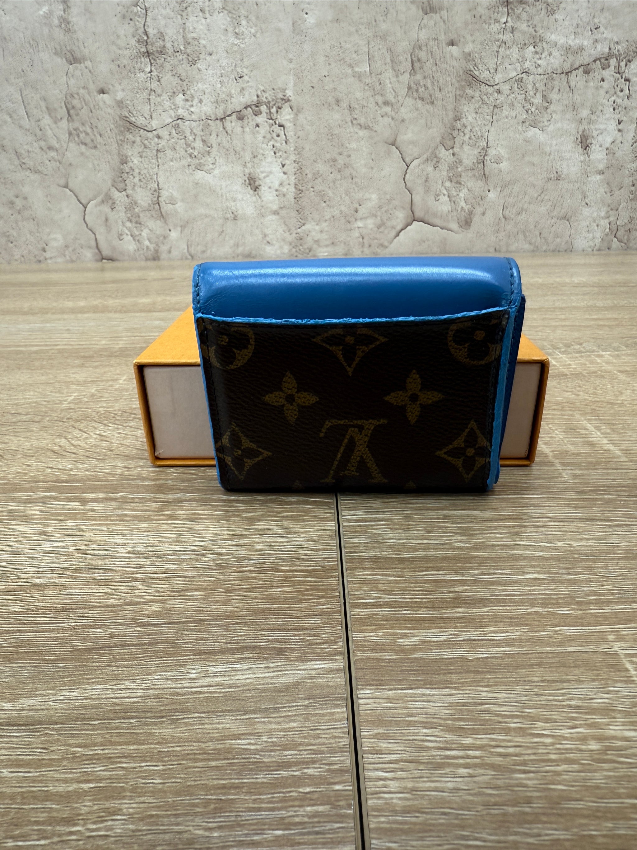 Louis Vuitton Monogram & Blue Jean Zoe Wallet