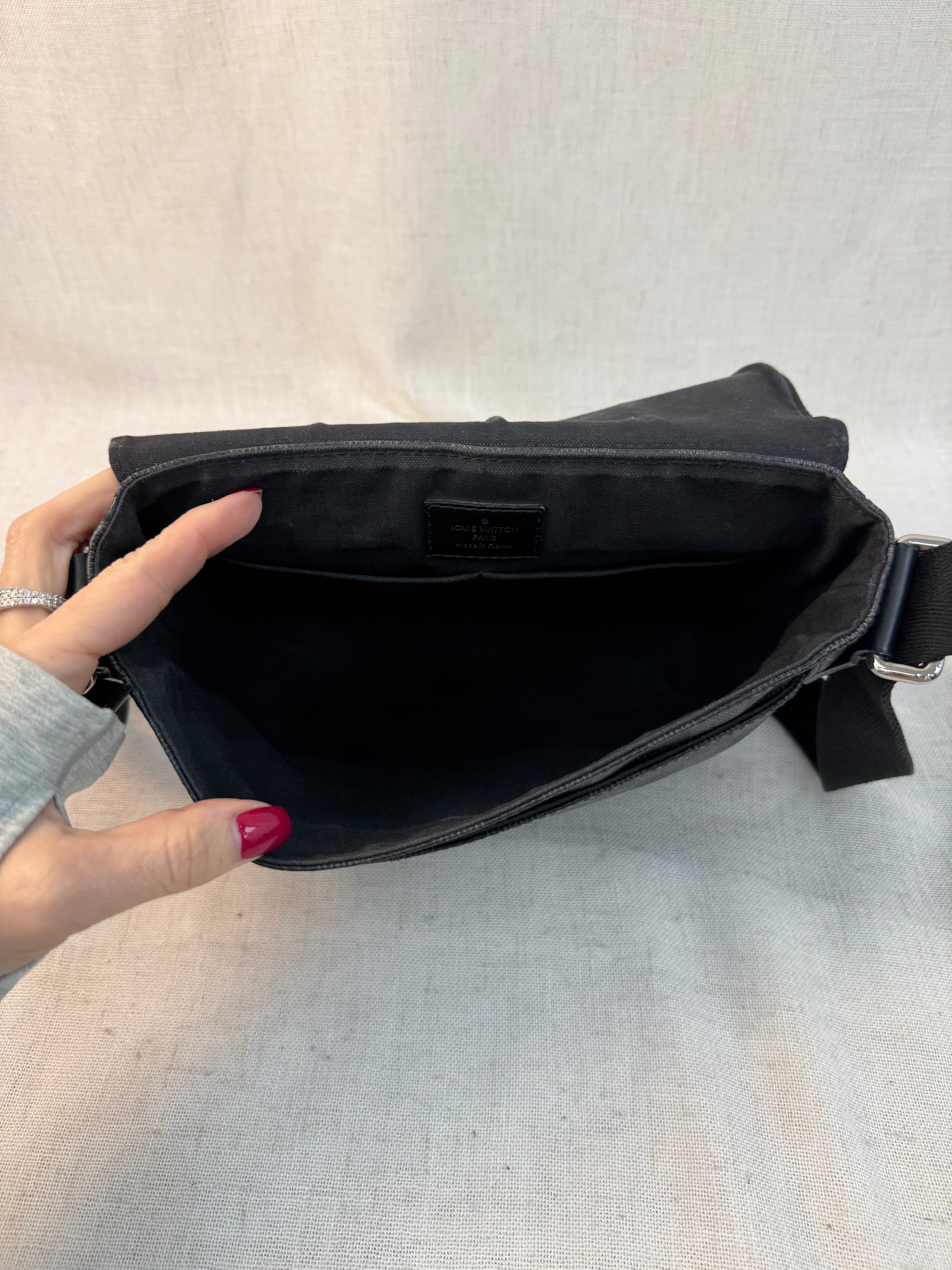 Louis Vuitton Damier Graphite District PM Messenger Bag