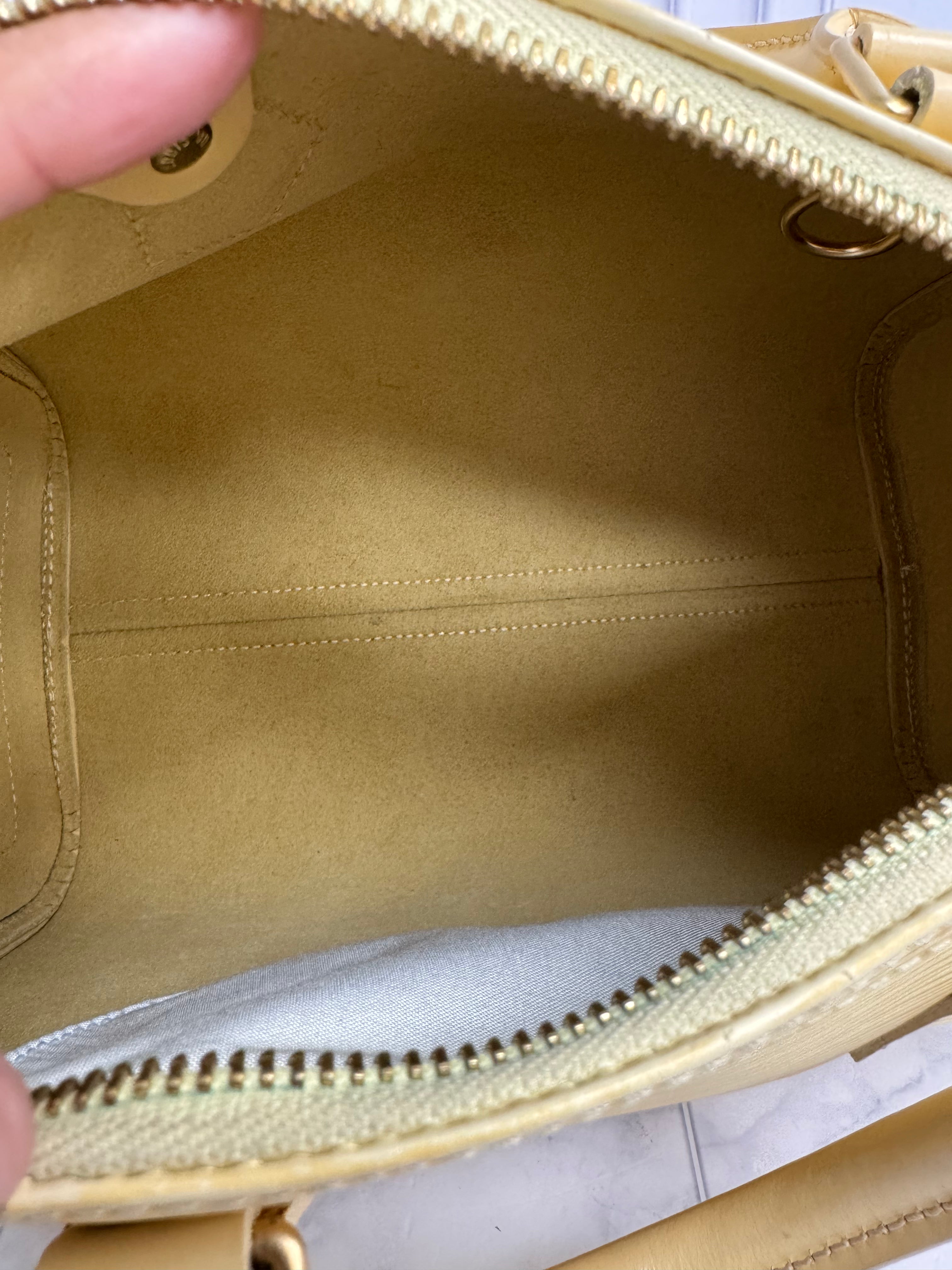 Louis Vuitton Yellow Epi Leather Speedy 25