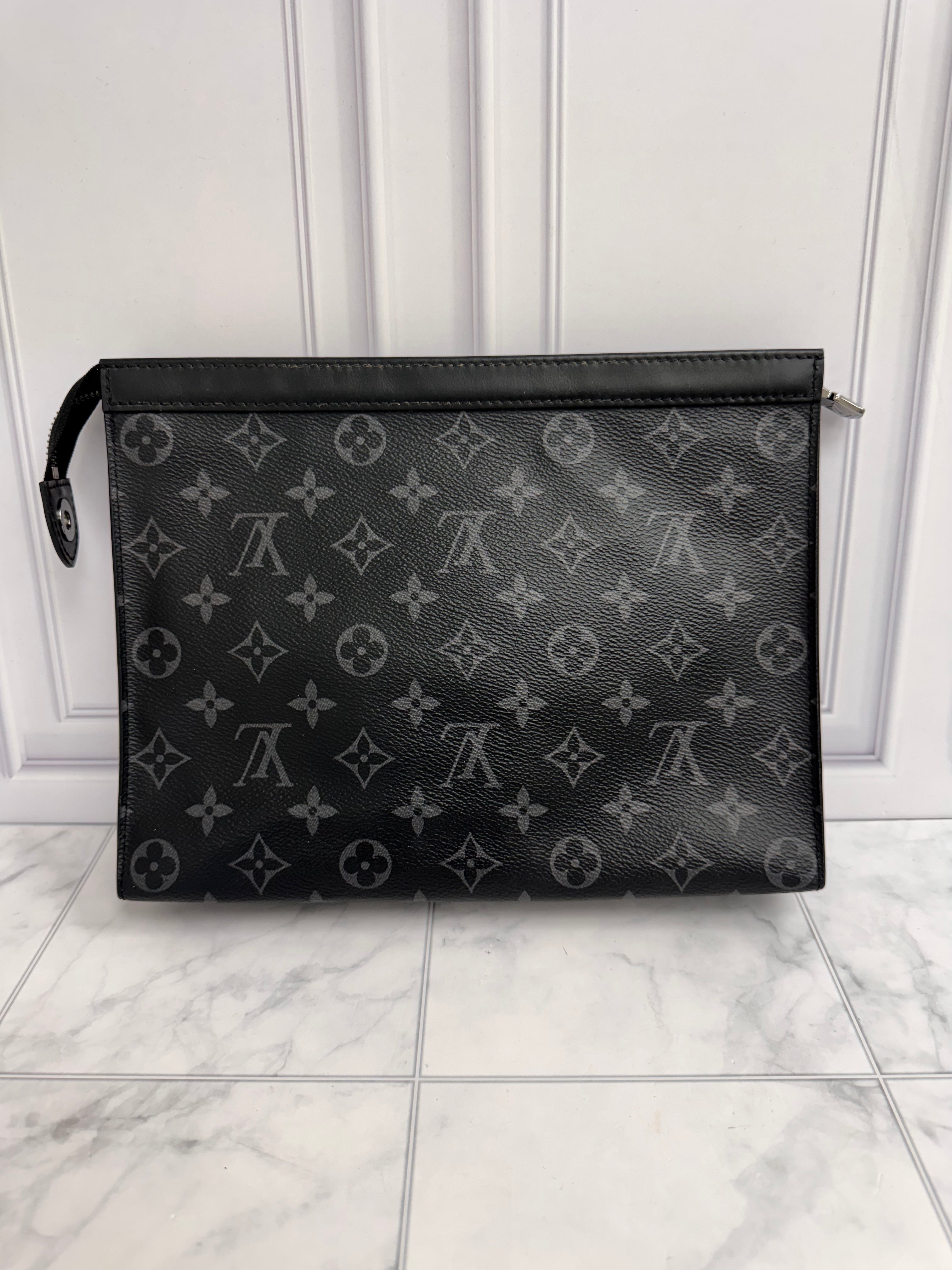 Louis Vuitton Monogram Eclipse Pochette Voyage MM