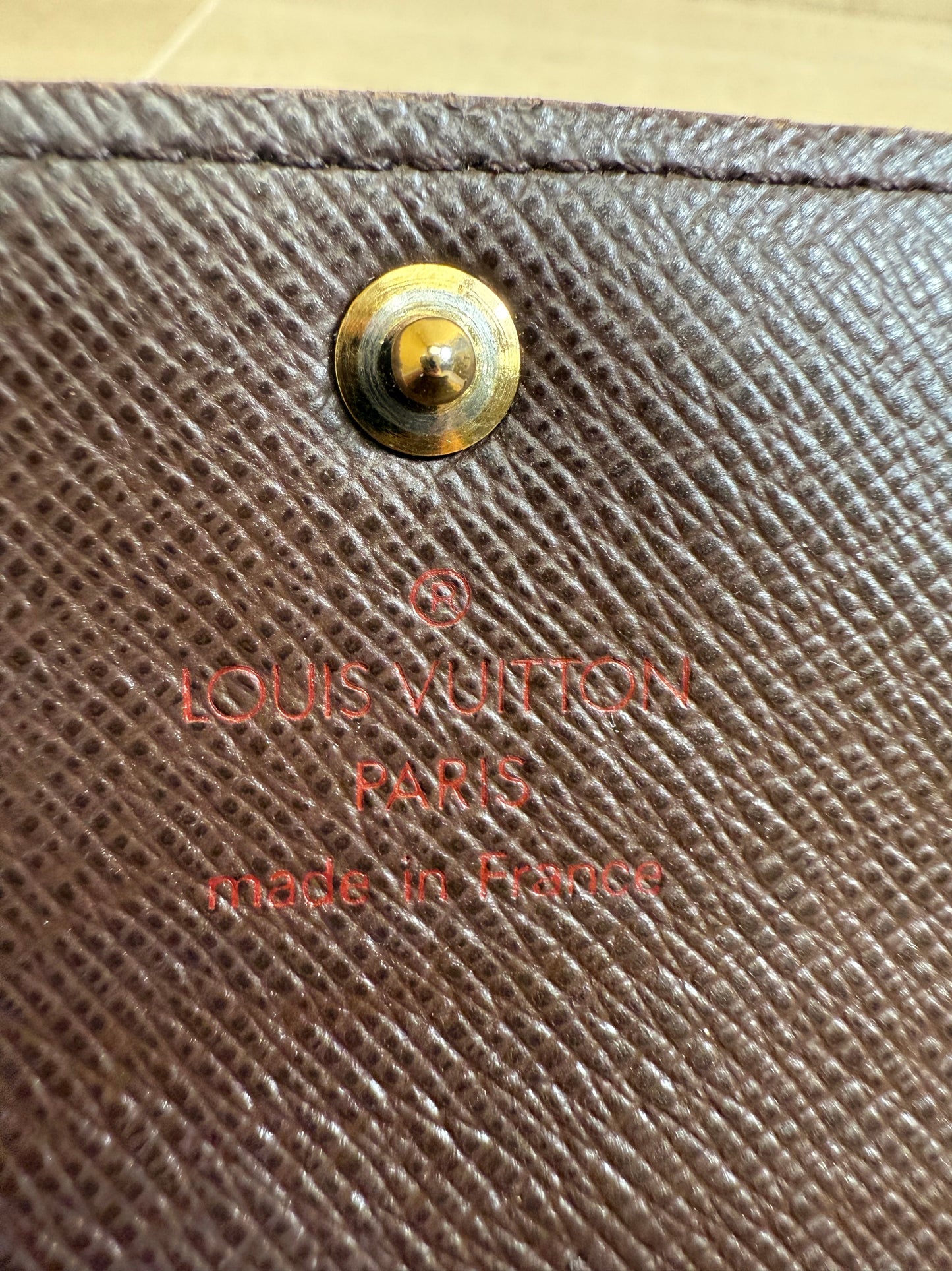Louis Vuitton Damier Ebene 6 Key Ring Case