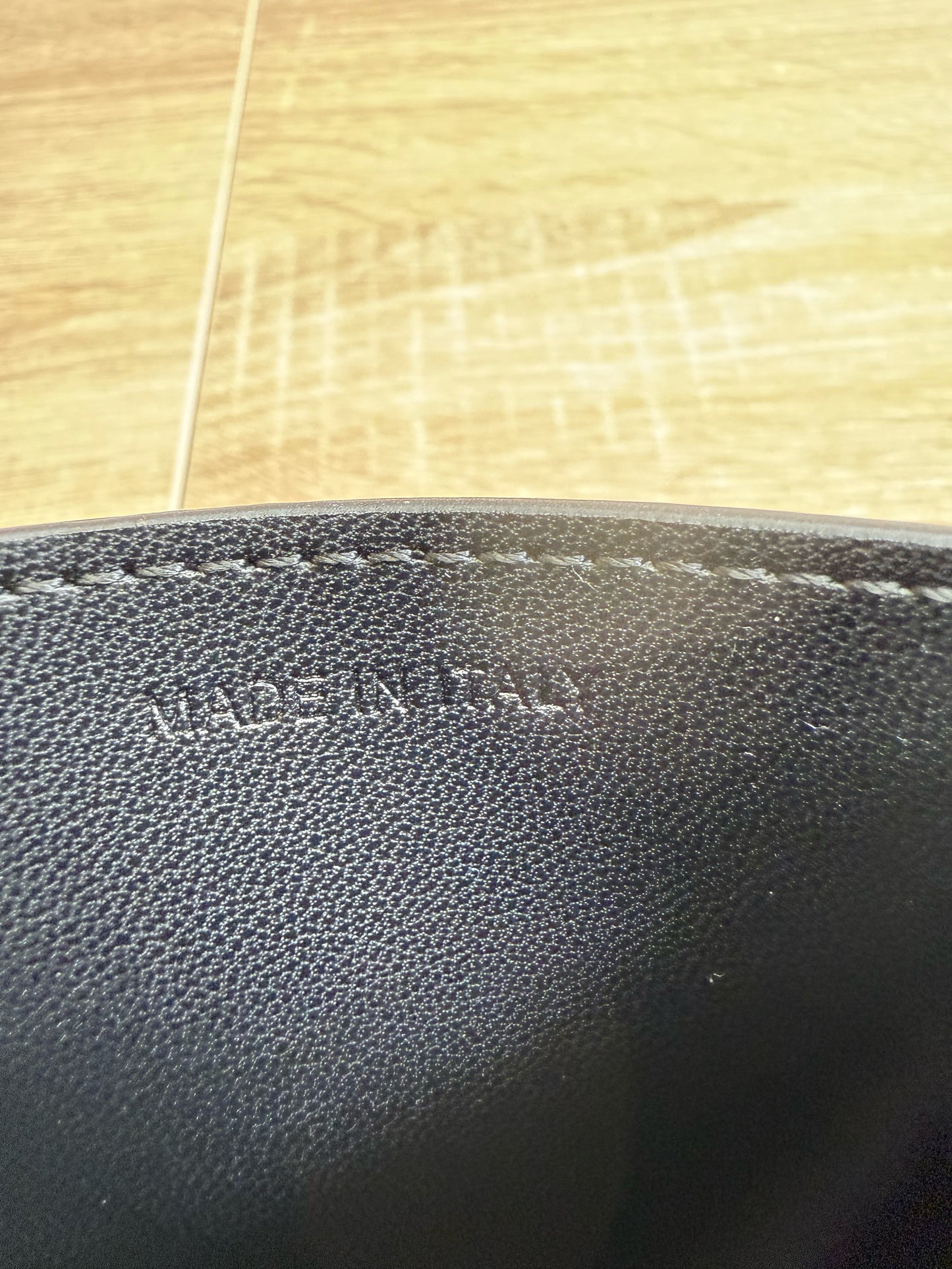 BRAND NEW Rick Owens Black Leather Card Holder