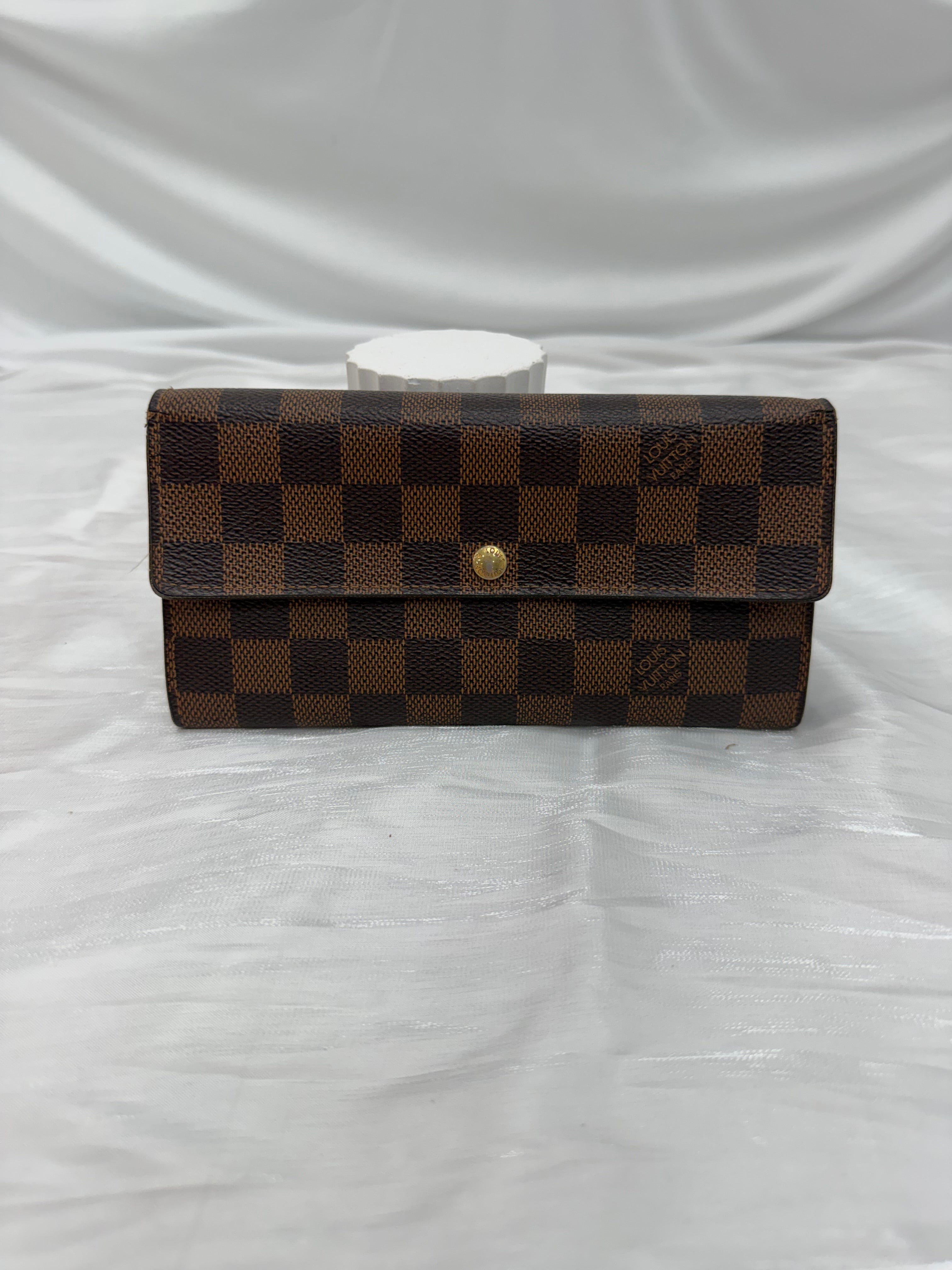 Louis Vuitton Damier Ebene Sarah Wallet