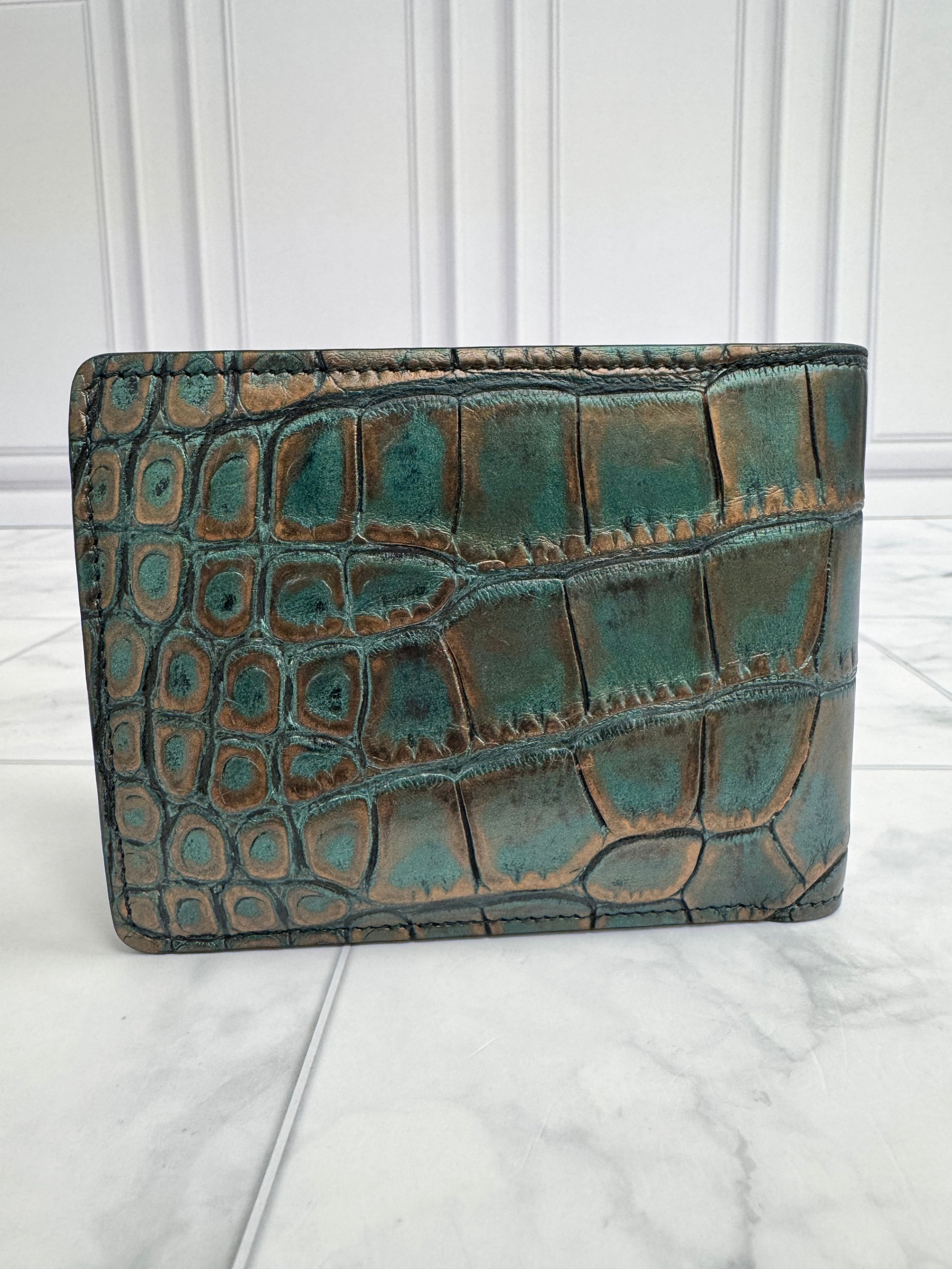 Louis Vuitton Scarabeo Croc Leather Multiple Wallet