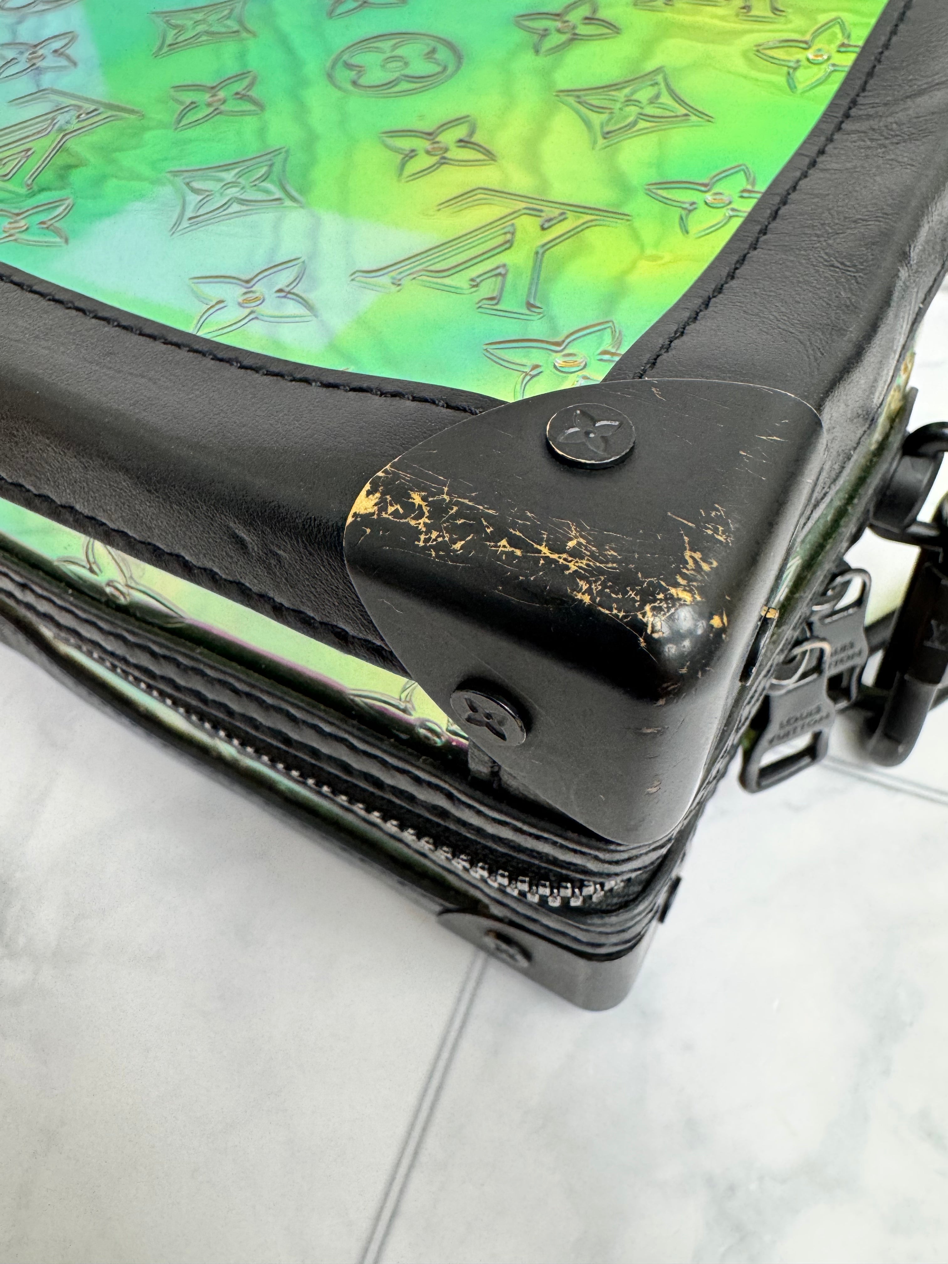 Louis Vuitton Prism Monogram Trunk Crossbody Bag