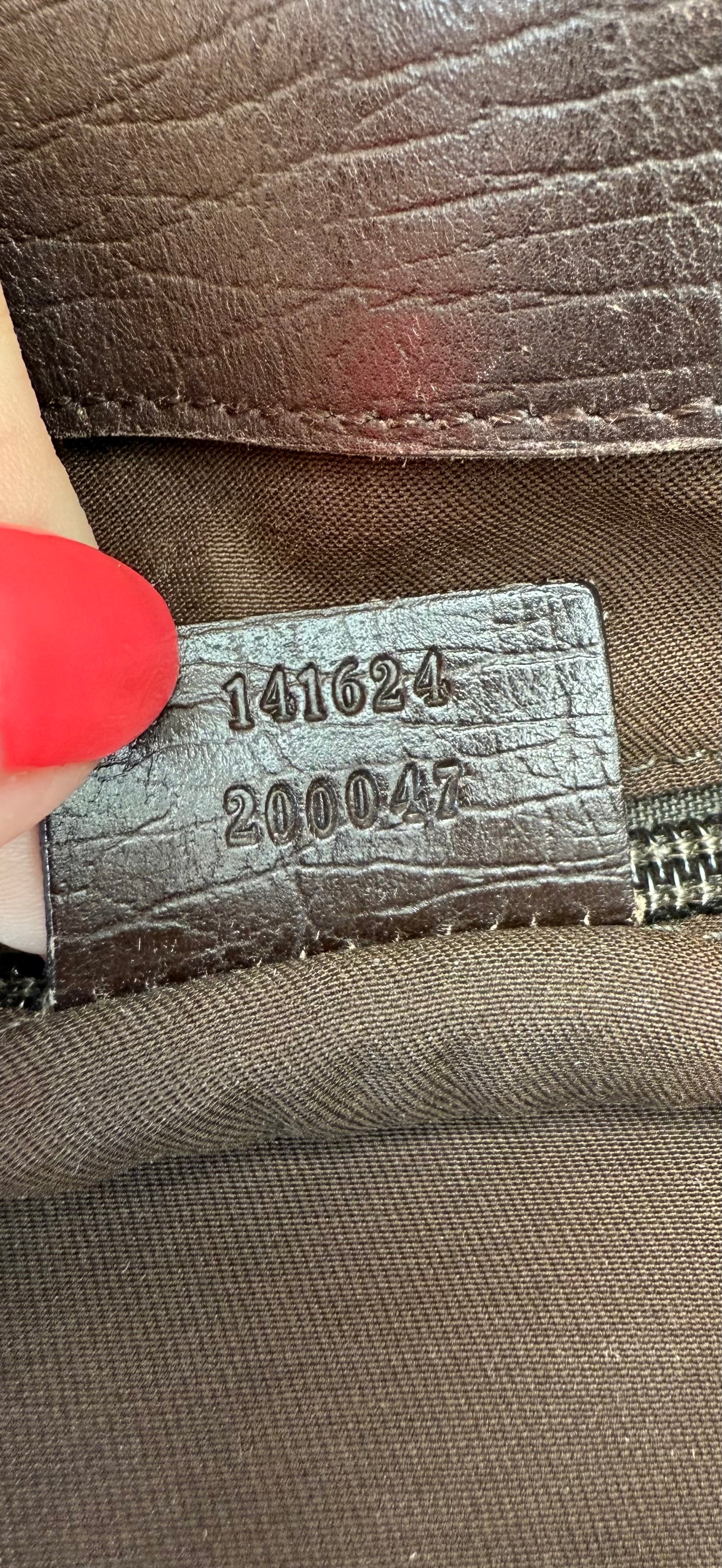 Gucci GG Supreme Brown Coated Canvas Tote Bag