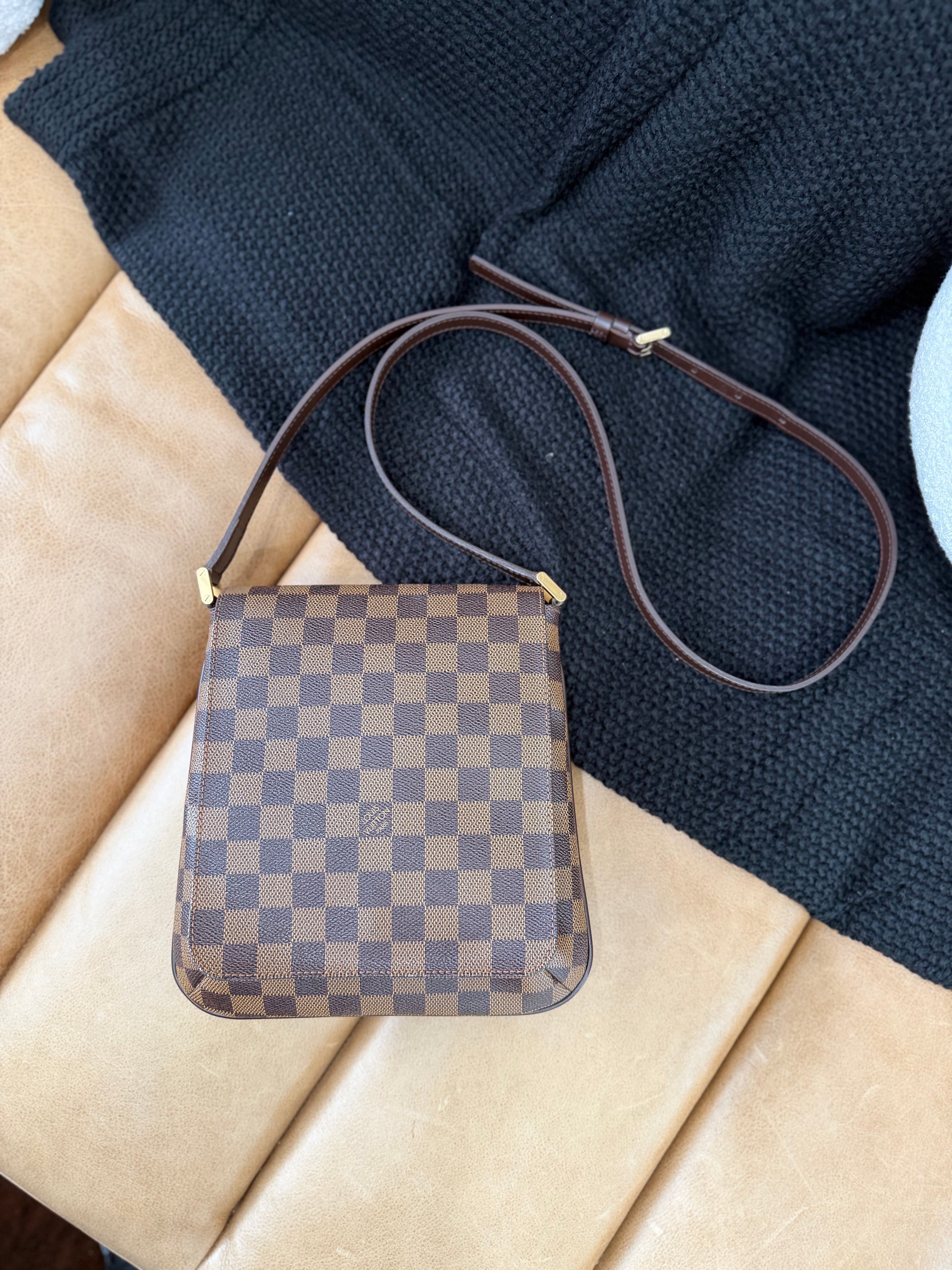 Louis Vuitton Damier Ebene Musette Salsa Long Strap