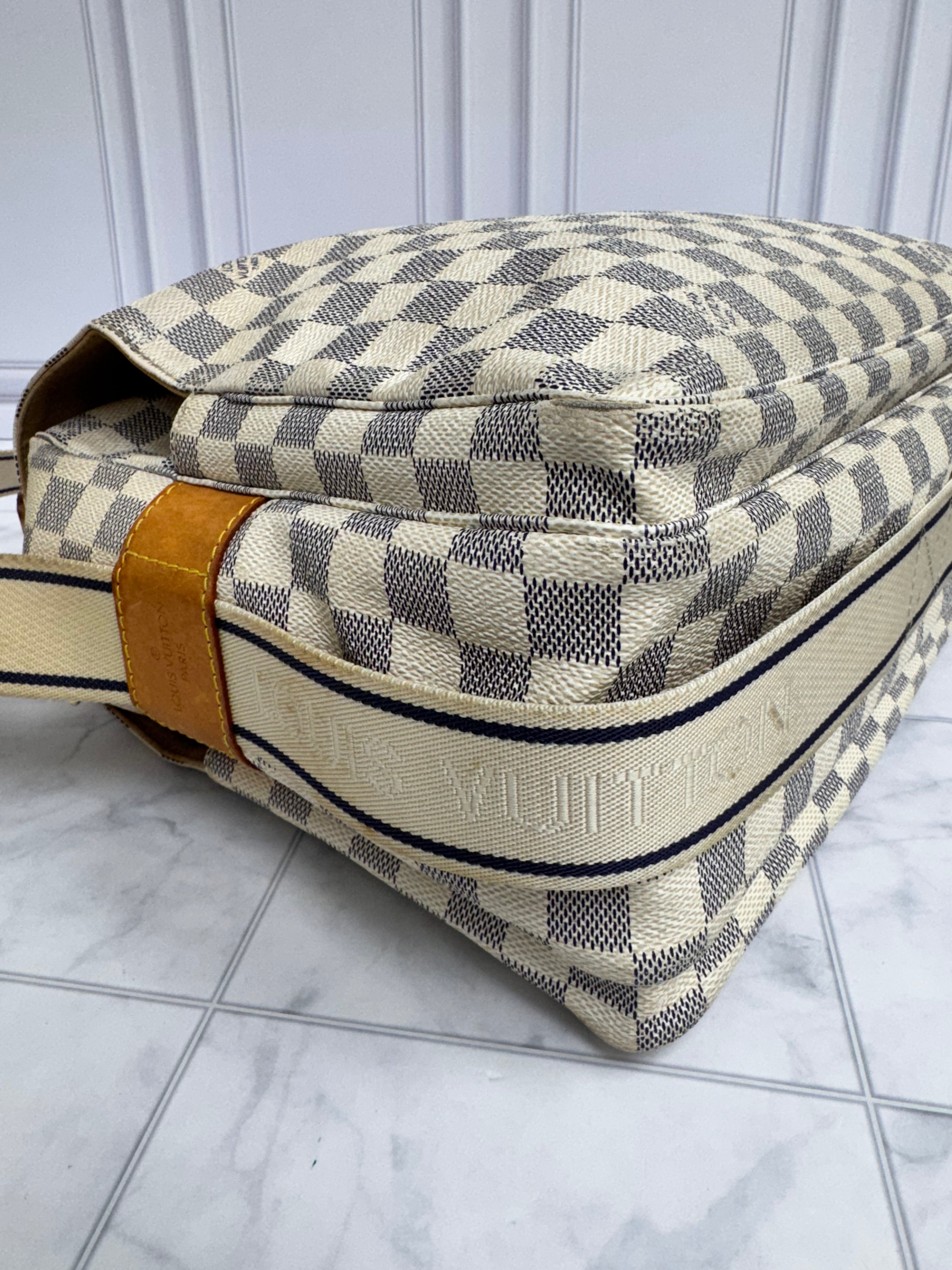 Louis Vuitton Damier Azur Naviglio Crossbody Bag